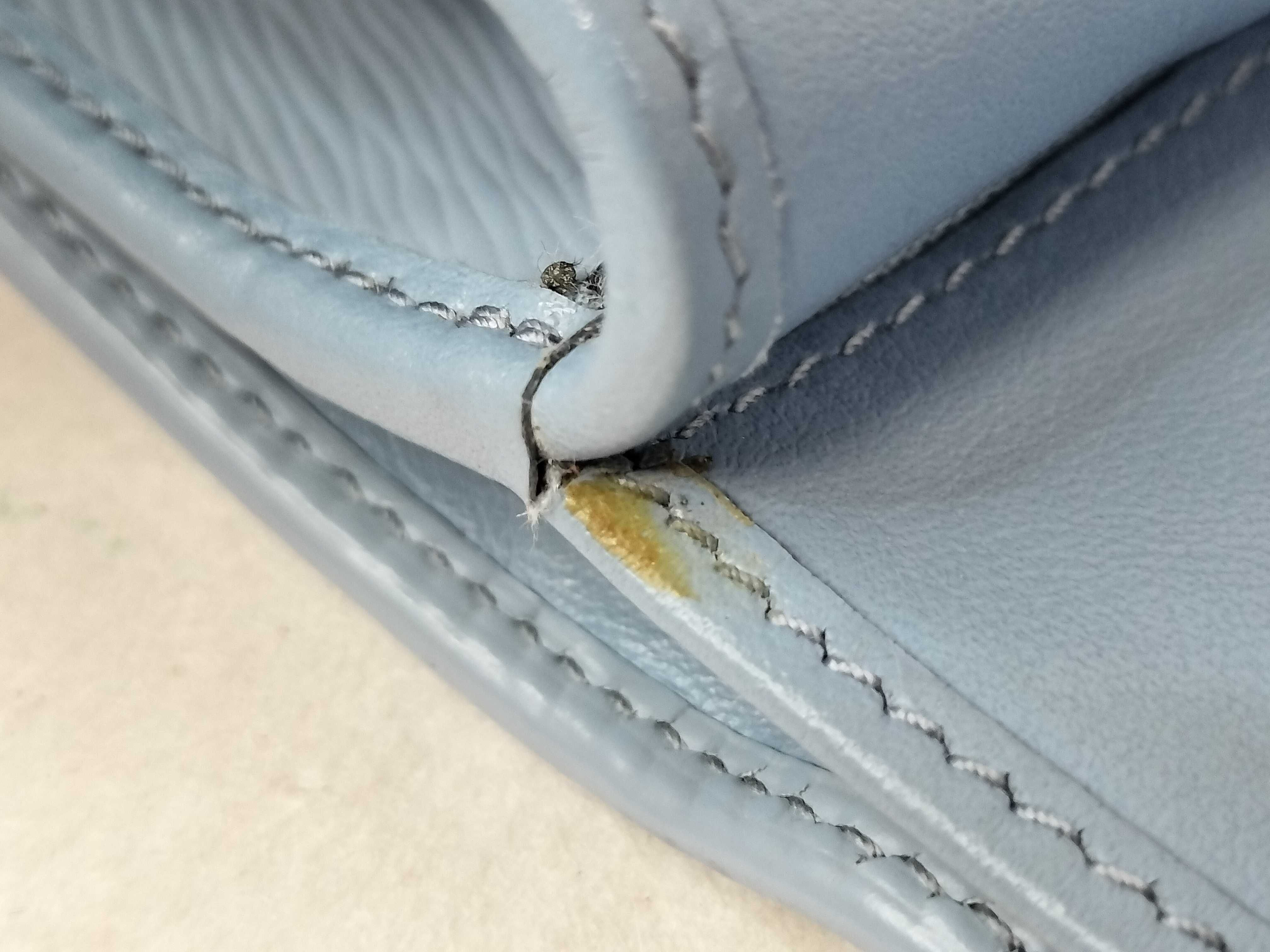 Compact Zip Bi-fold Wallet, Blue — view 15