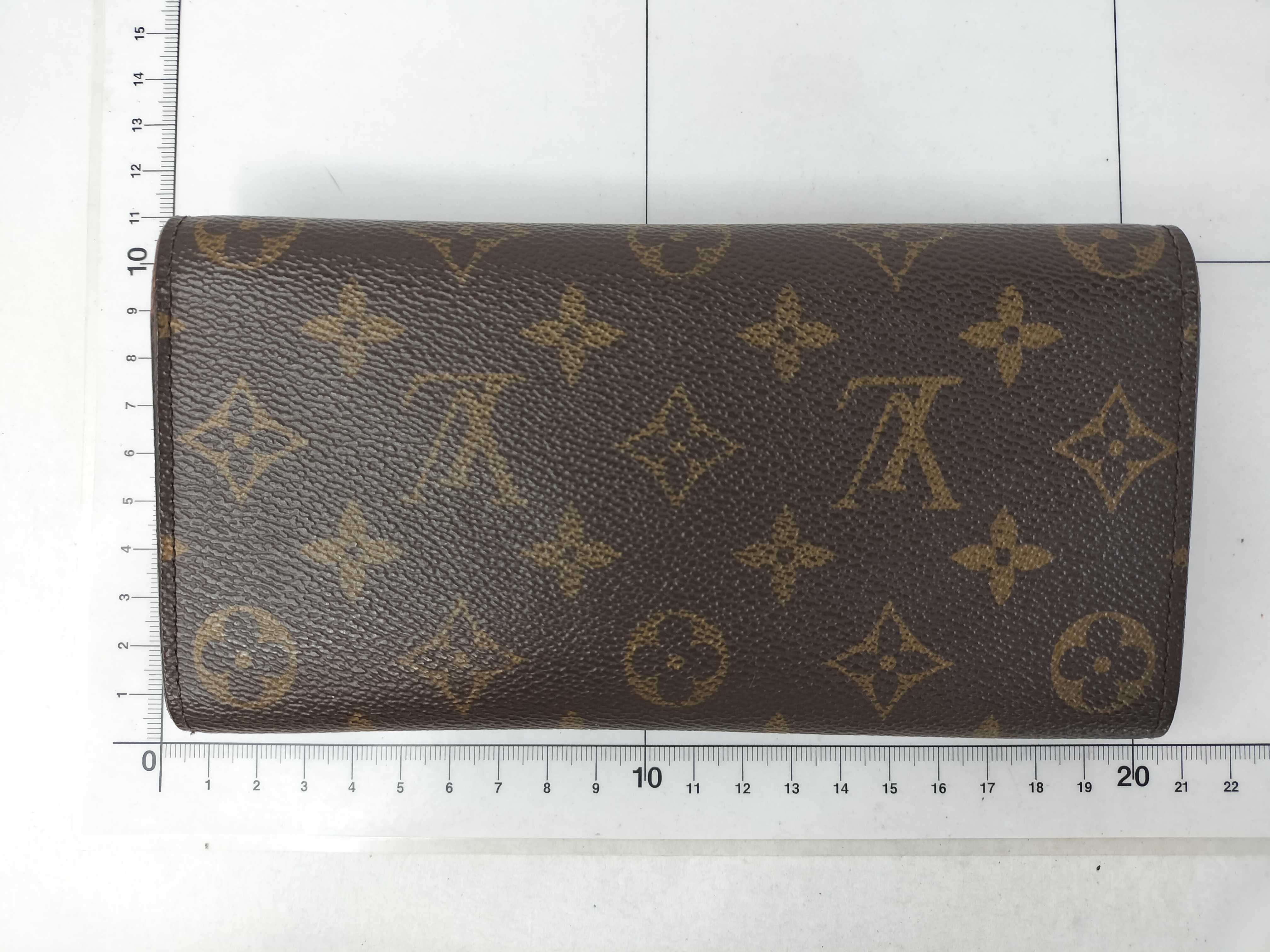 Monogram Portemonnaie Credit Wallet (with faded logo) — view 2