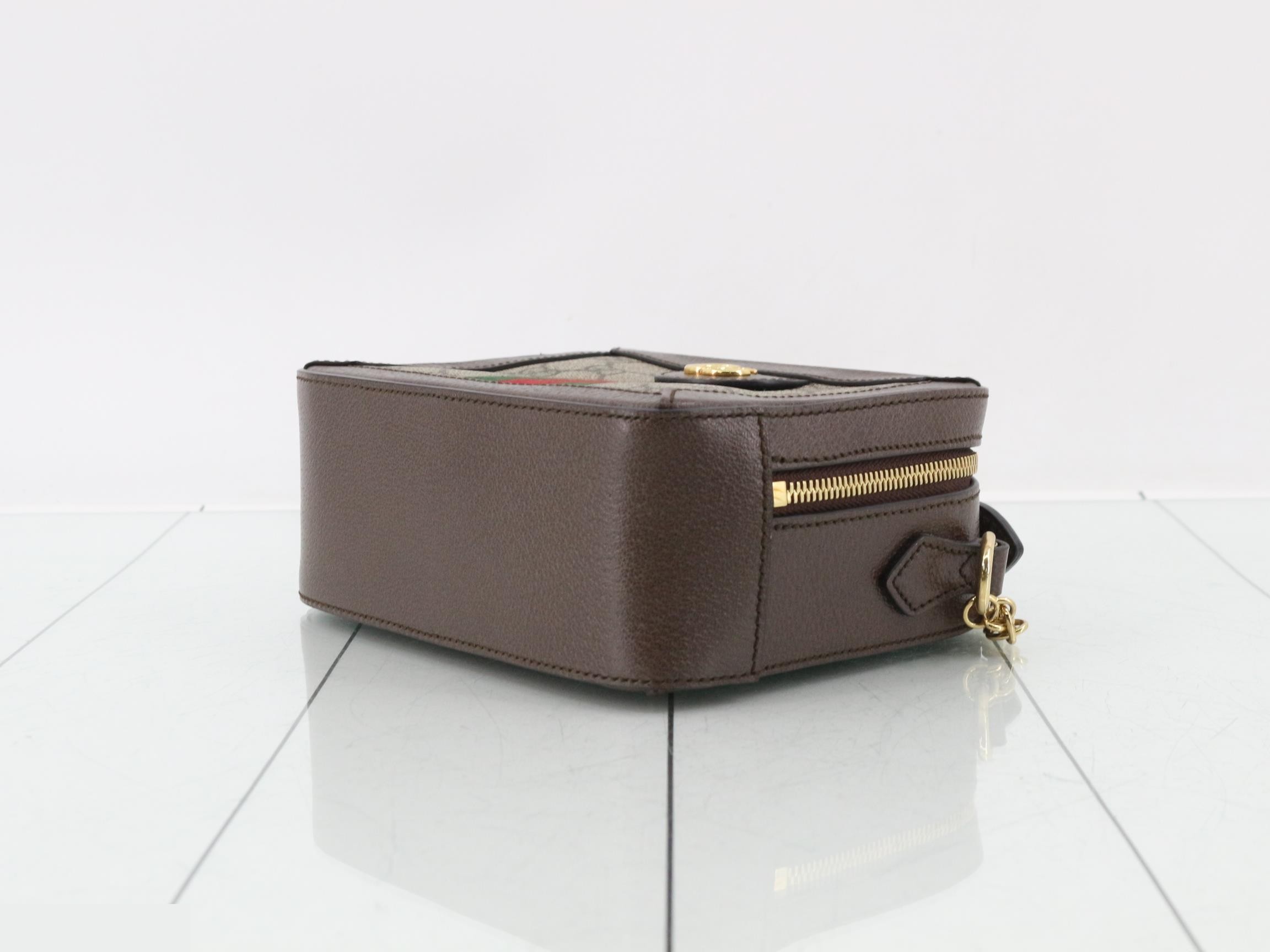 Ophidia GG Supreme Leather 2-Way Handbag — view 6