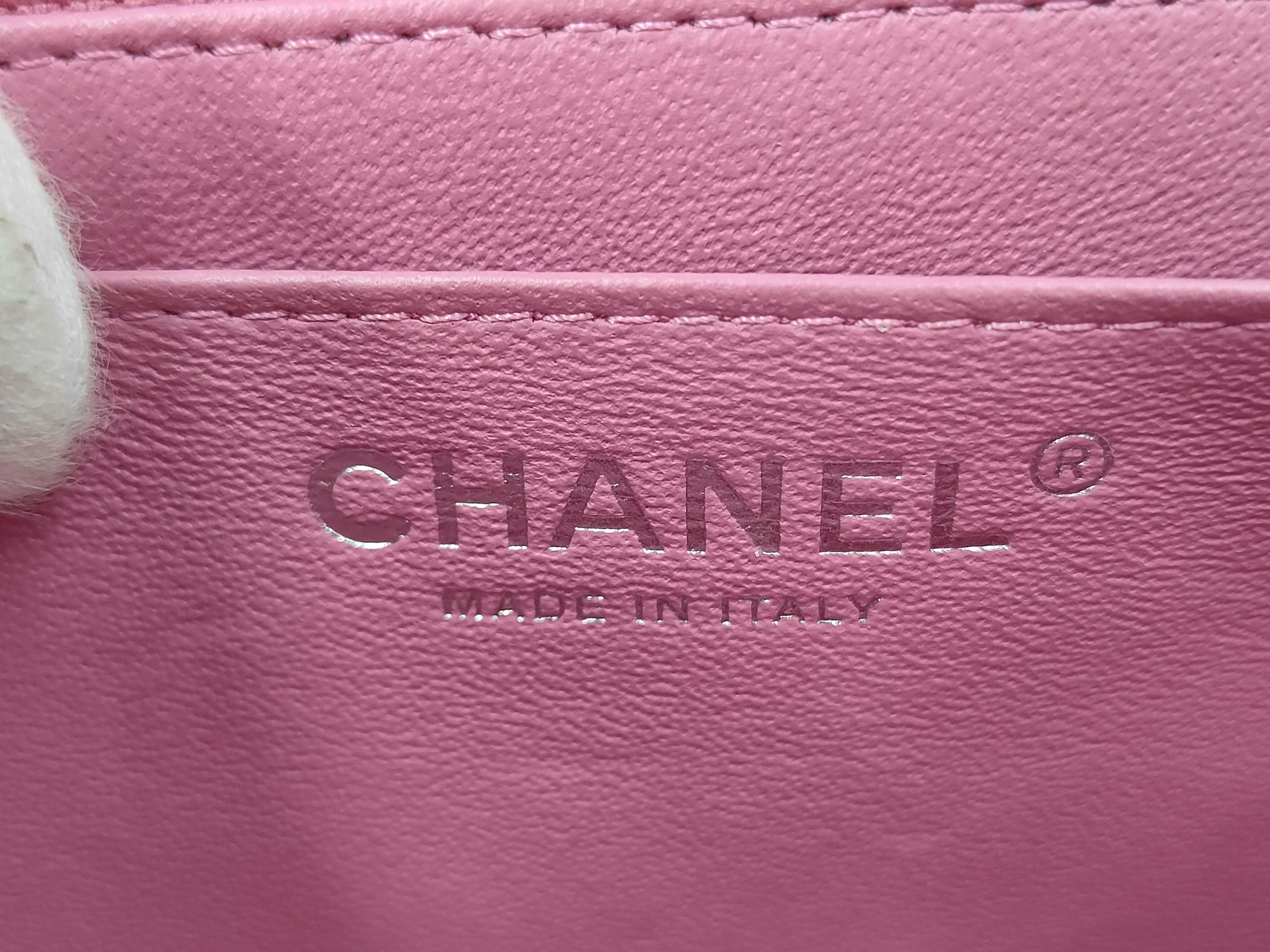 Lambskin Pink Mini Matelassé Shoulder Bag (Serial No. 30s) — view 13