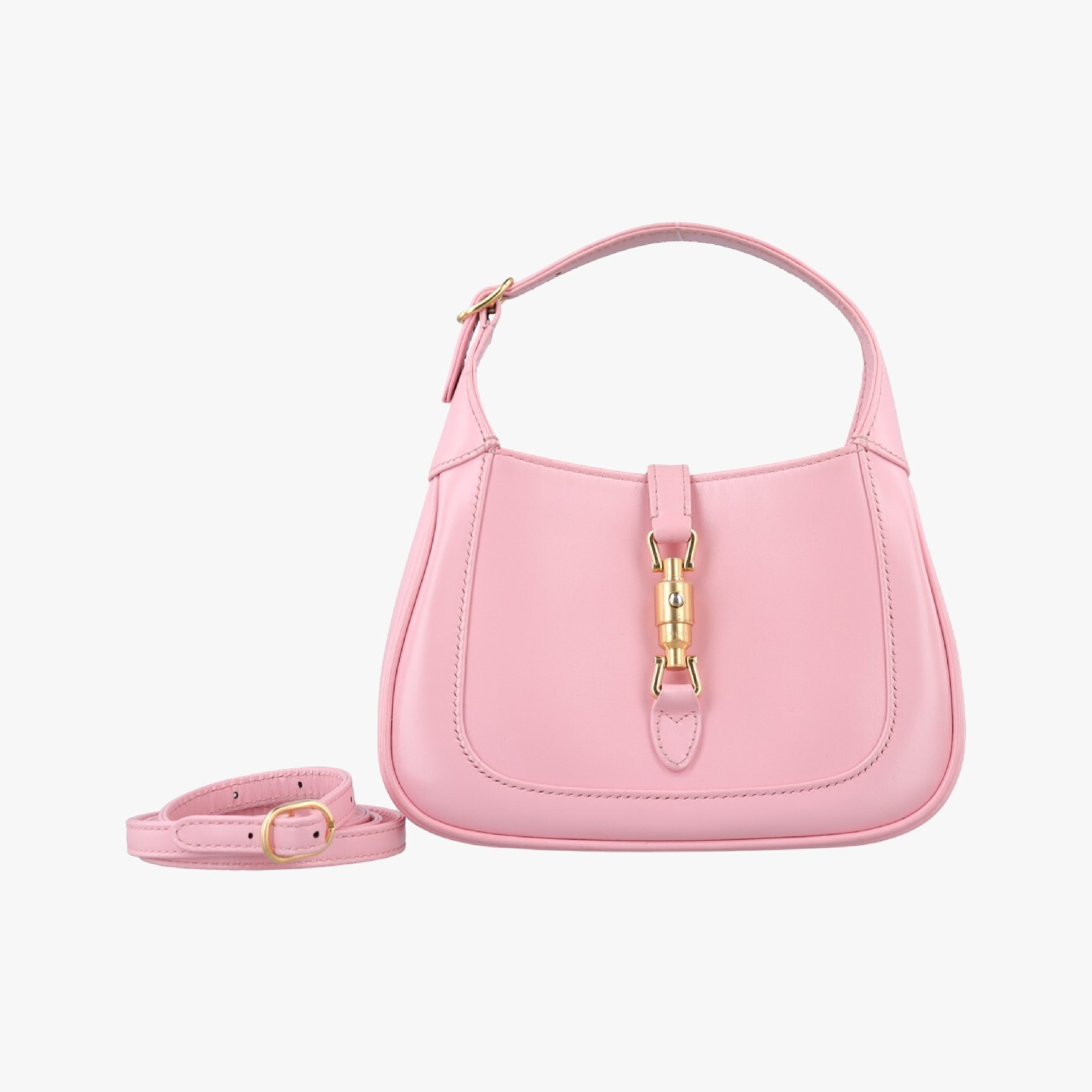 Jackie 1961 Pink Leather Shoulder Bag 637091 E034537242