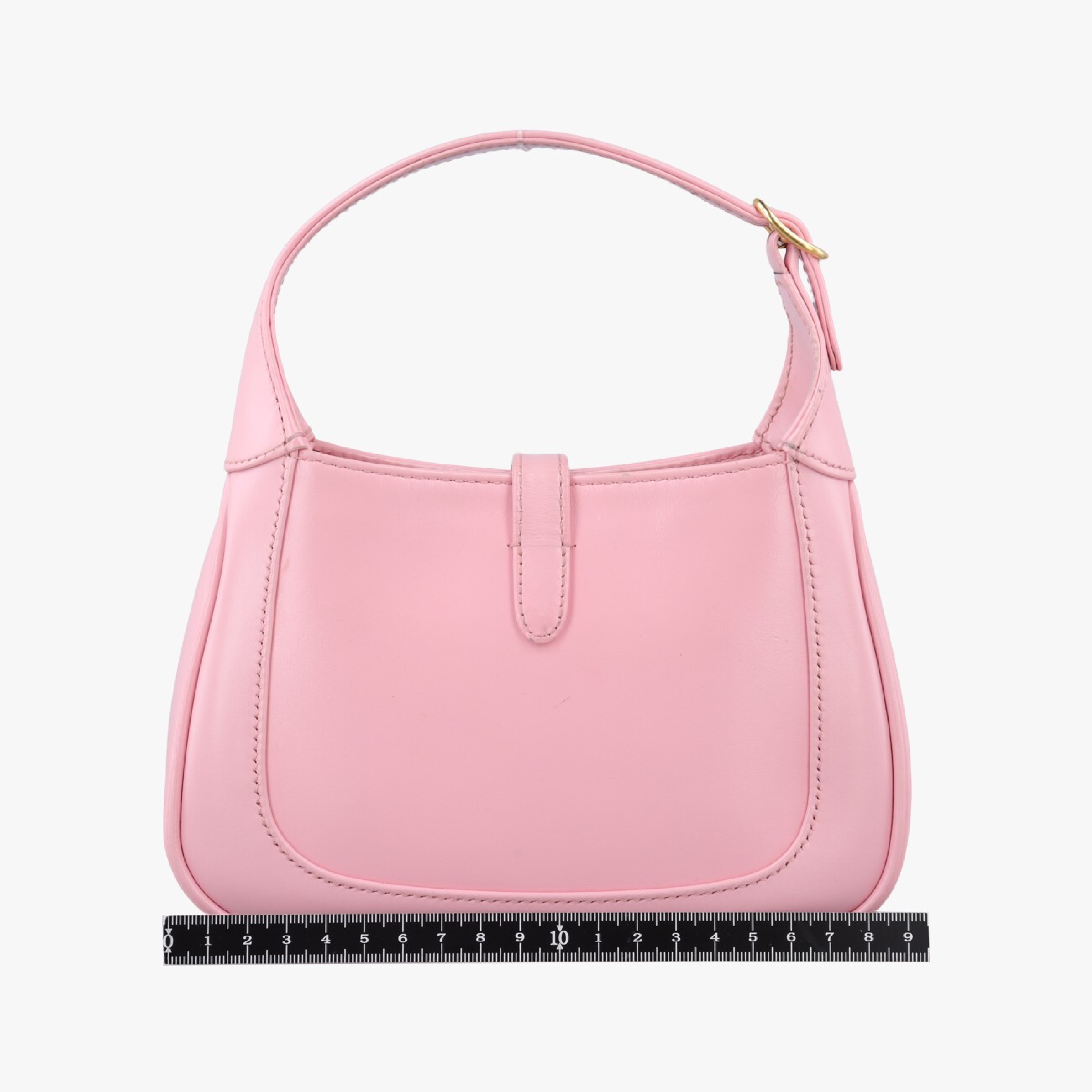 Jackie 1961 Pink Leather Shoulder Bag 637091 E034537242 — view 2
