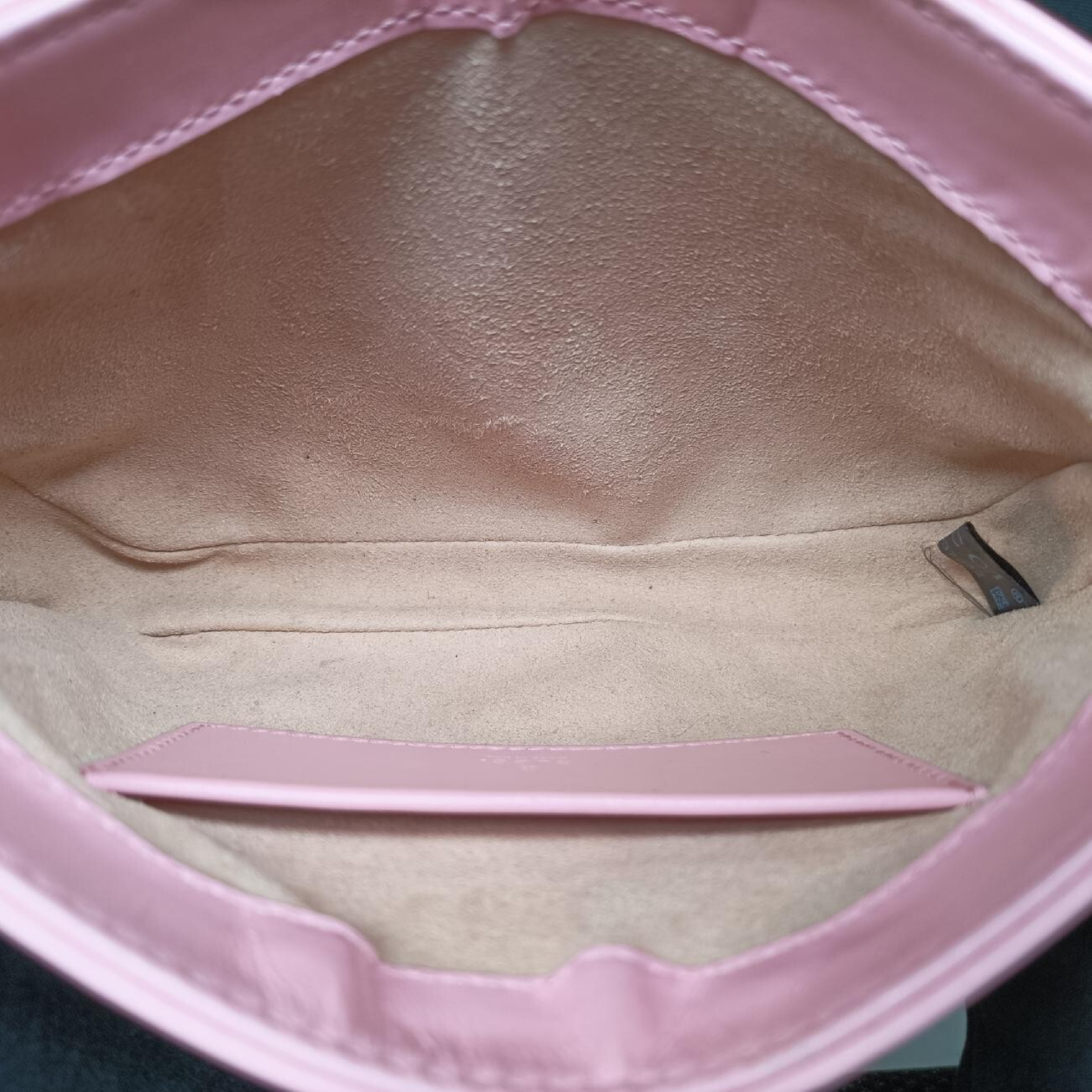 Jackie 1961 Pink Leather Shoulder Bag 637091 E034537242 — view 6