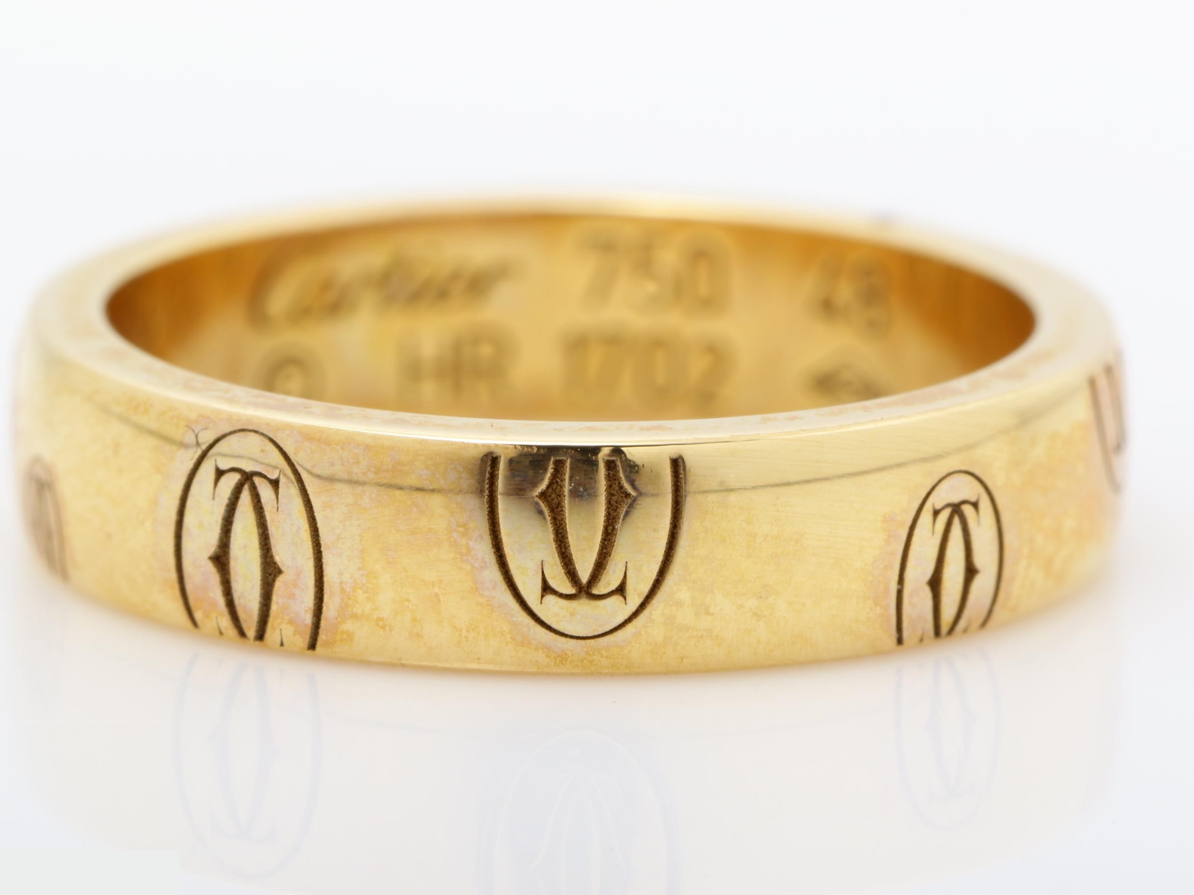 Happy Birthday (Precious Metal) Ring, 750 ohm, 4.6g, #48 — view 2