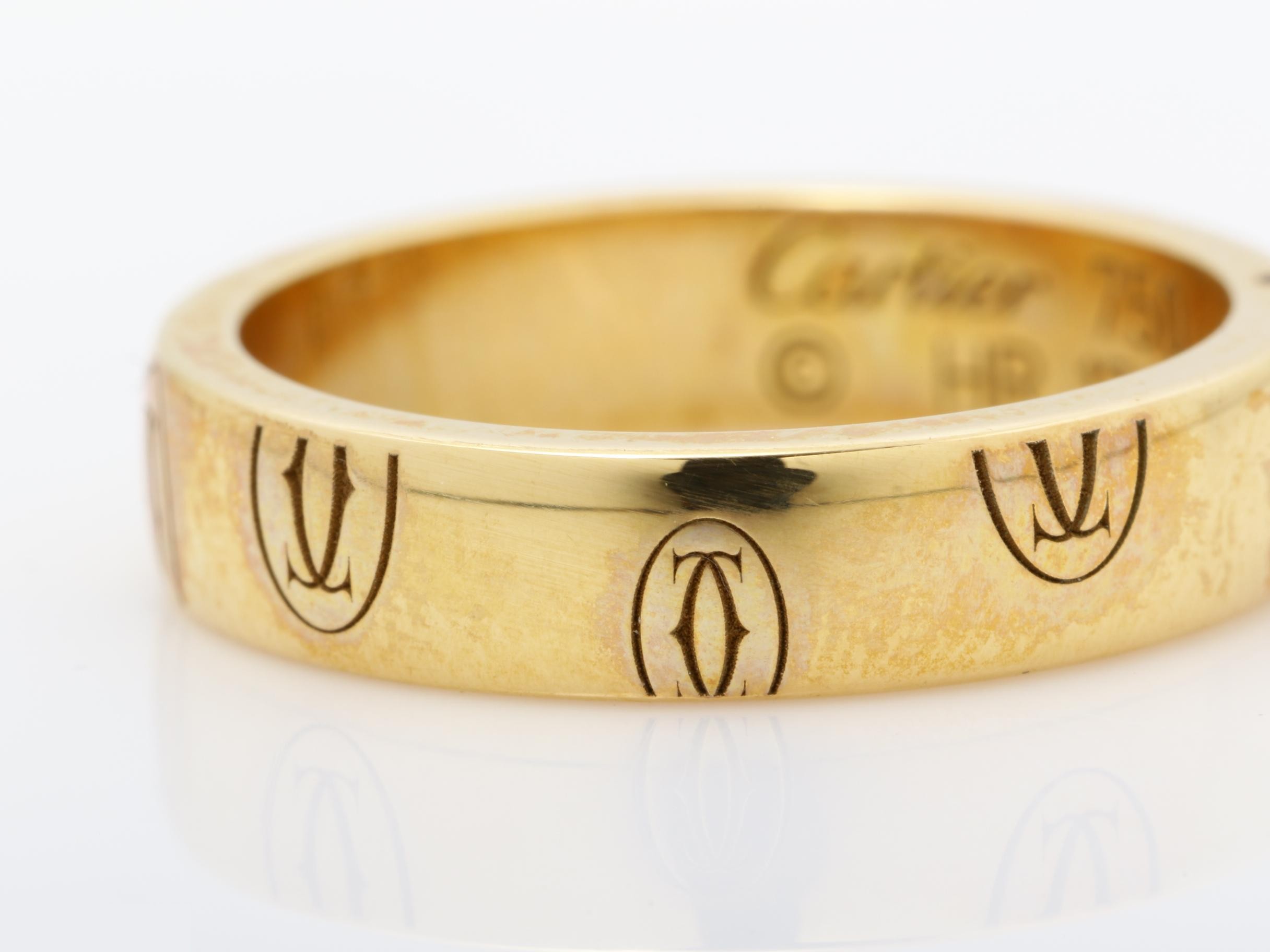 Happy Birthday (Precious Metal) Ring, 750 ohm, 4.6g, #48 — view 3