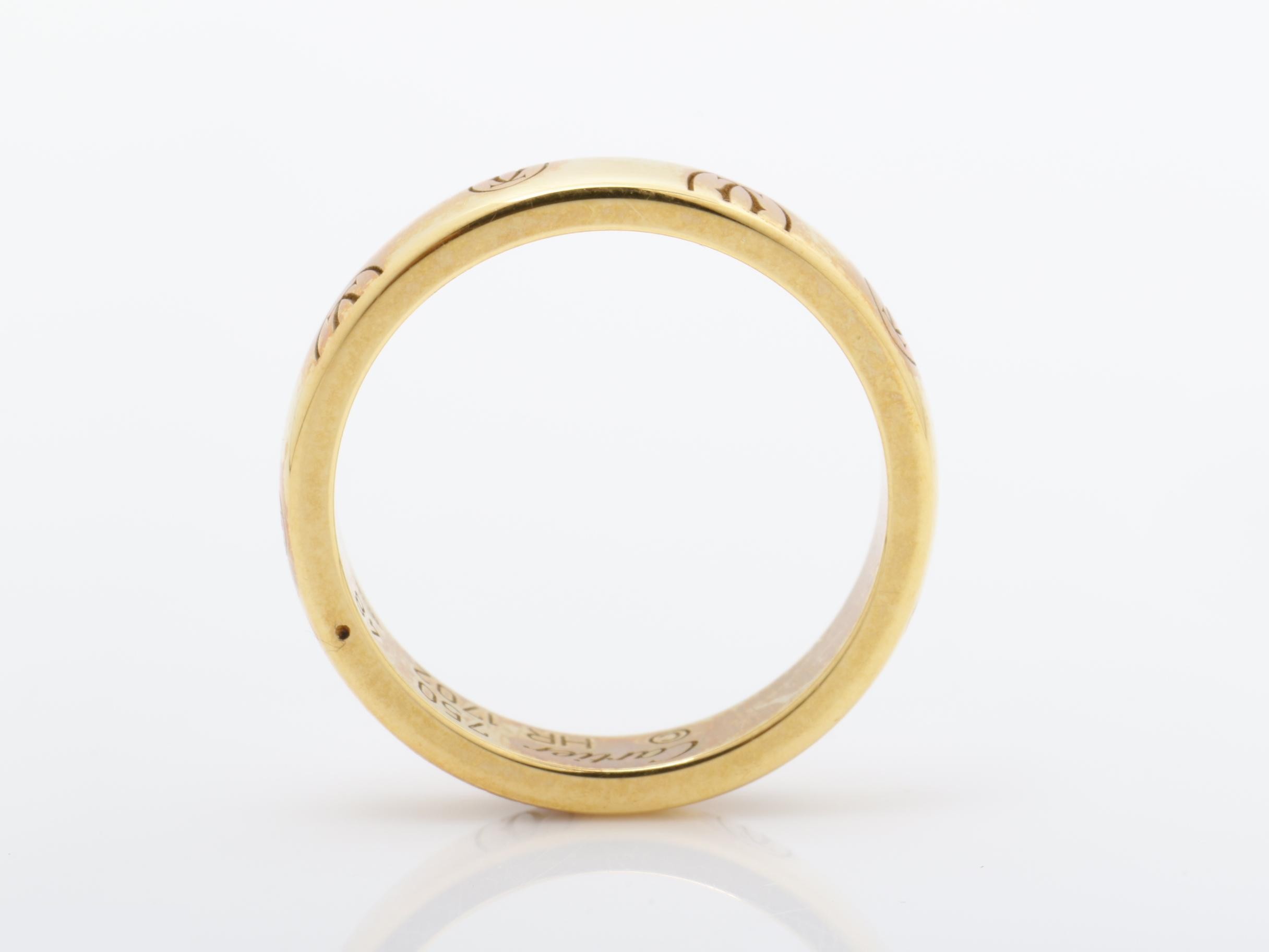 Happy Birthday (Precious Metal) Ring, 750 ohm, 4.6g, #48 — view 5