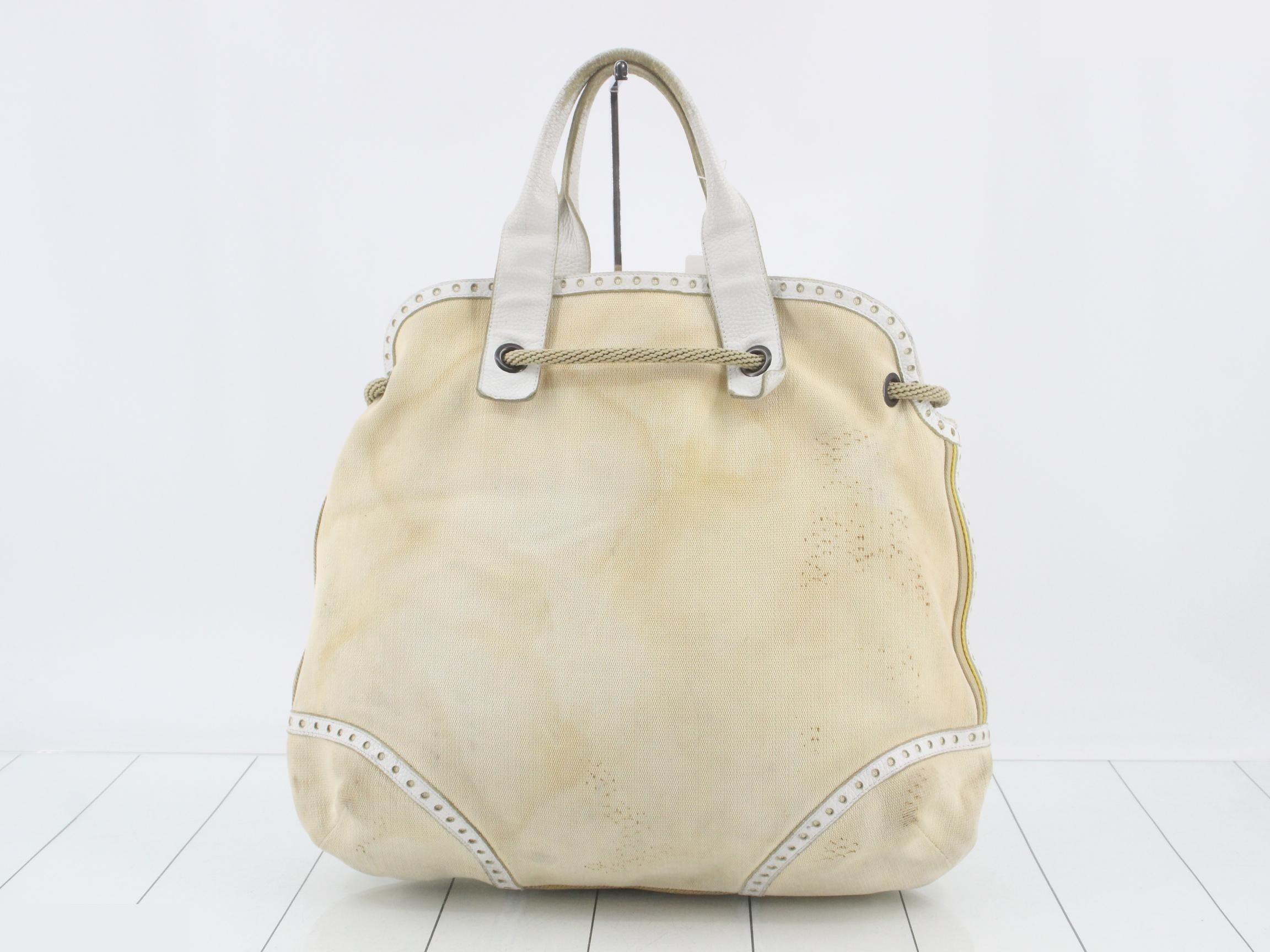 Canvas Leather Tote Bag — view 2