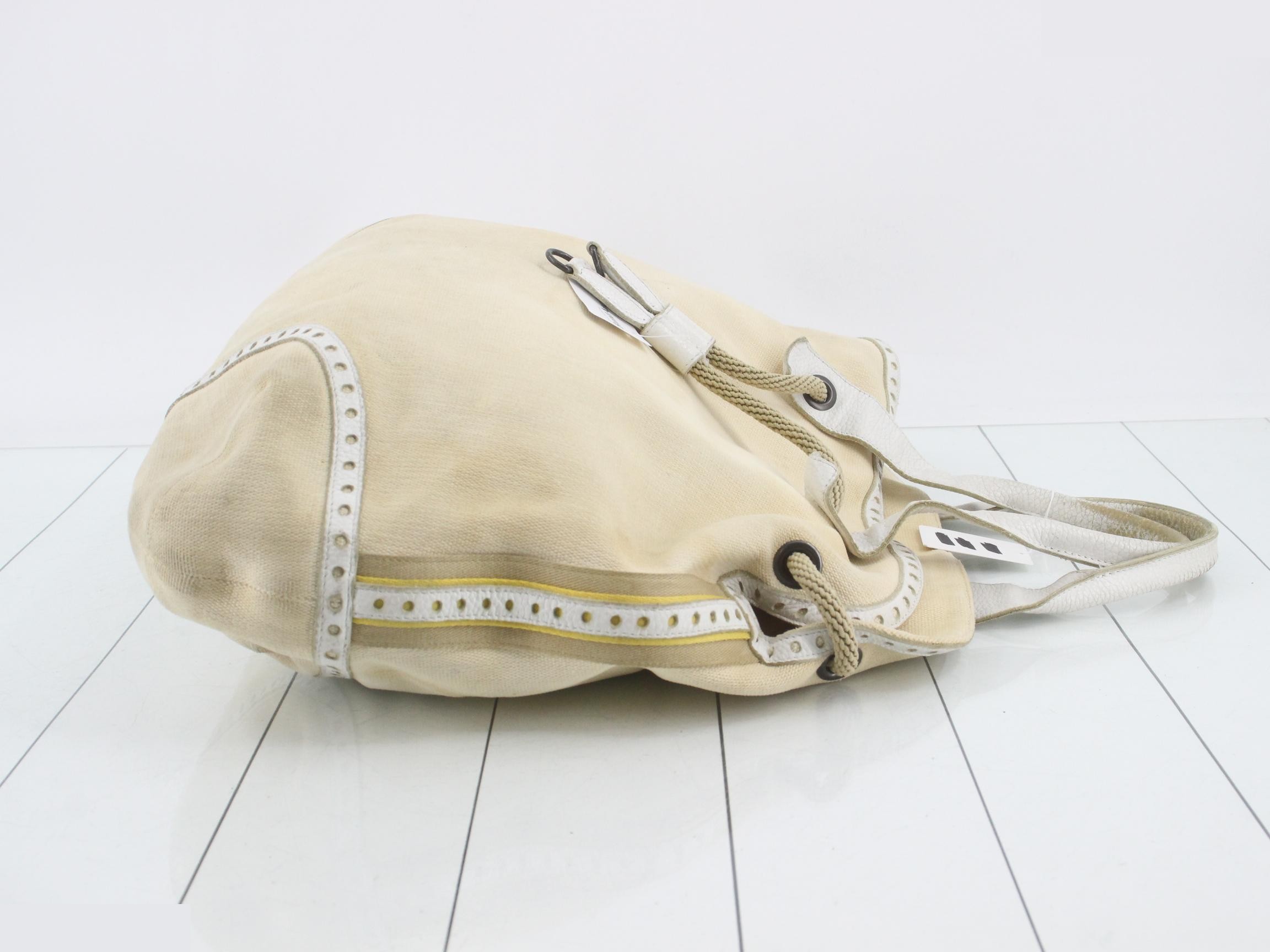Canvas Leather Tote Bag — view 3