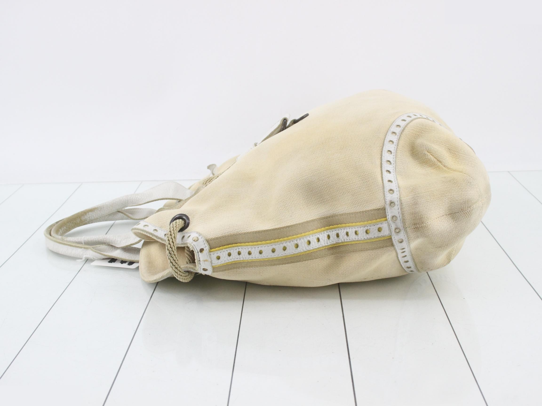 Canvas Leather Tote Bag — view 4