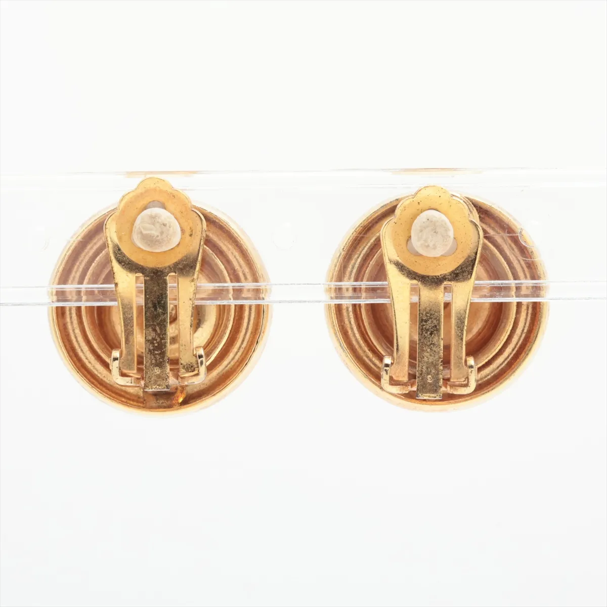 earrings (for both ears), GP gold, — view 2