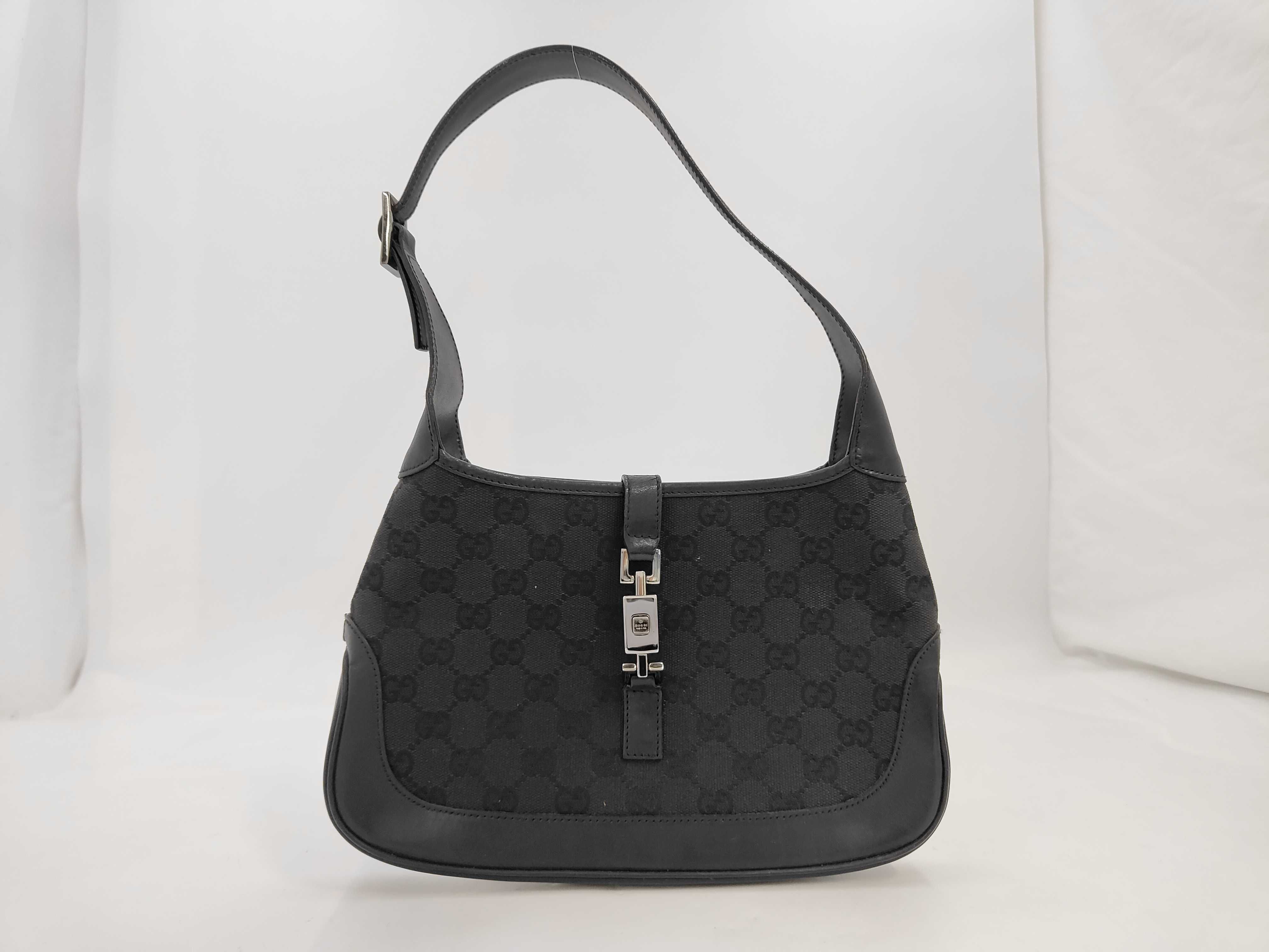 Jackie Handbag GG Canvas Black SS Handbag