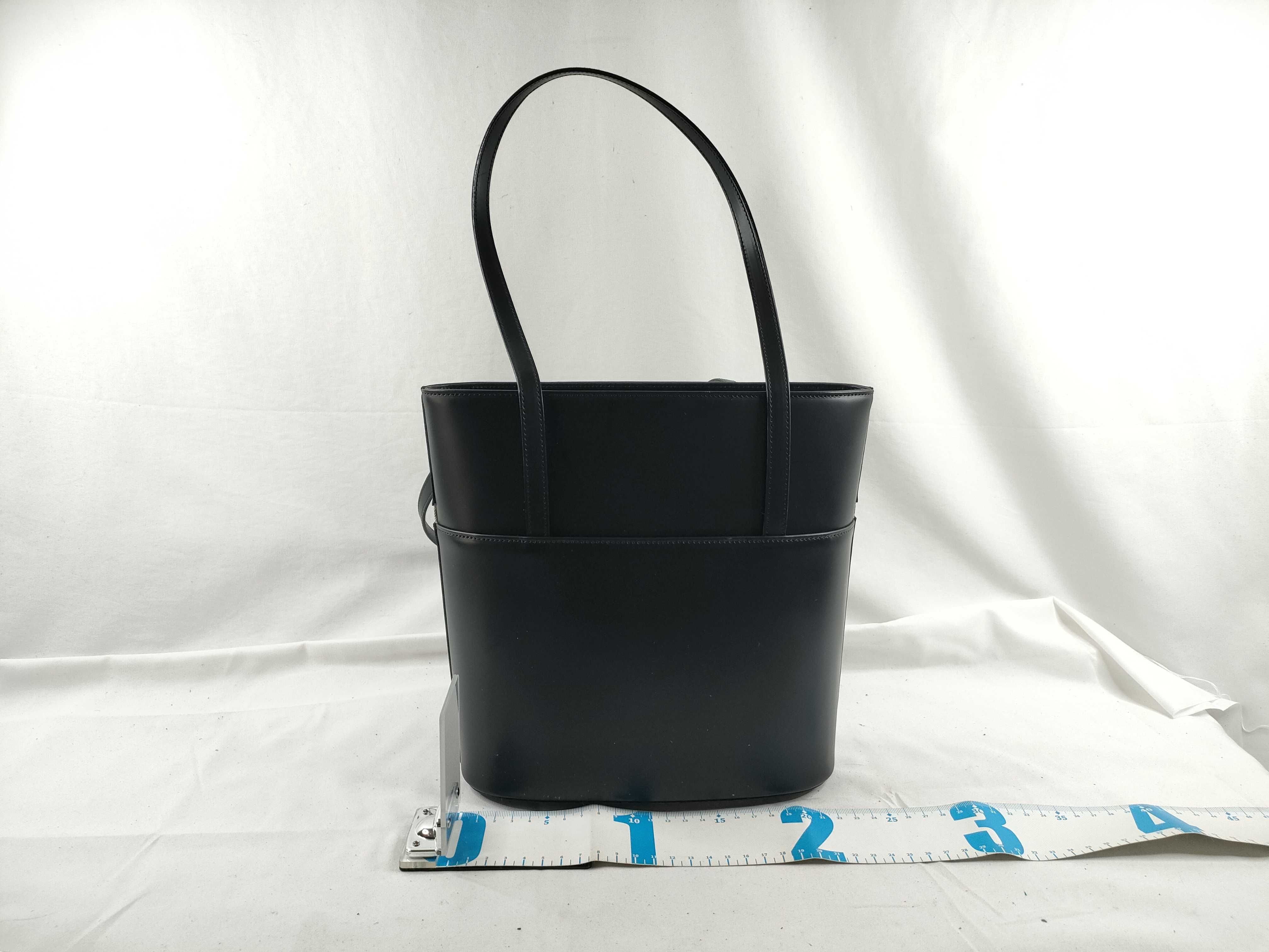 Leather Nova Check Handbag Tote Bag — view 2