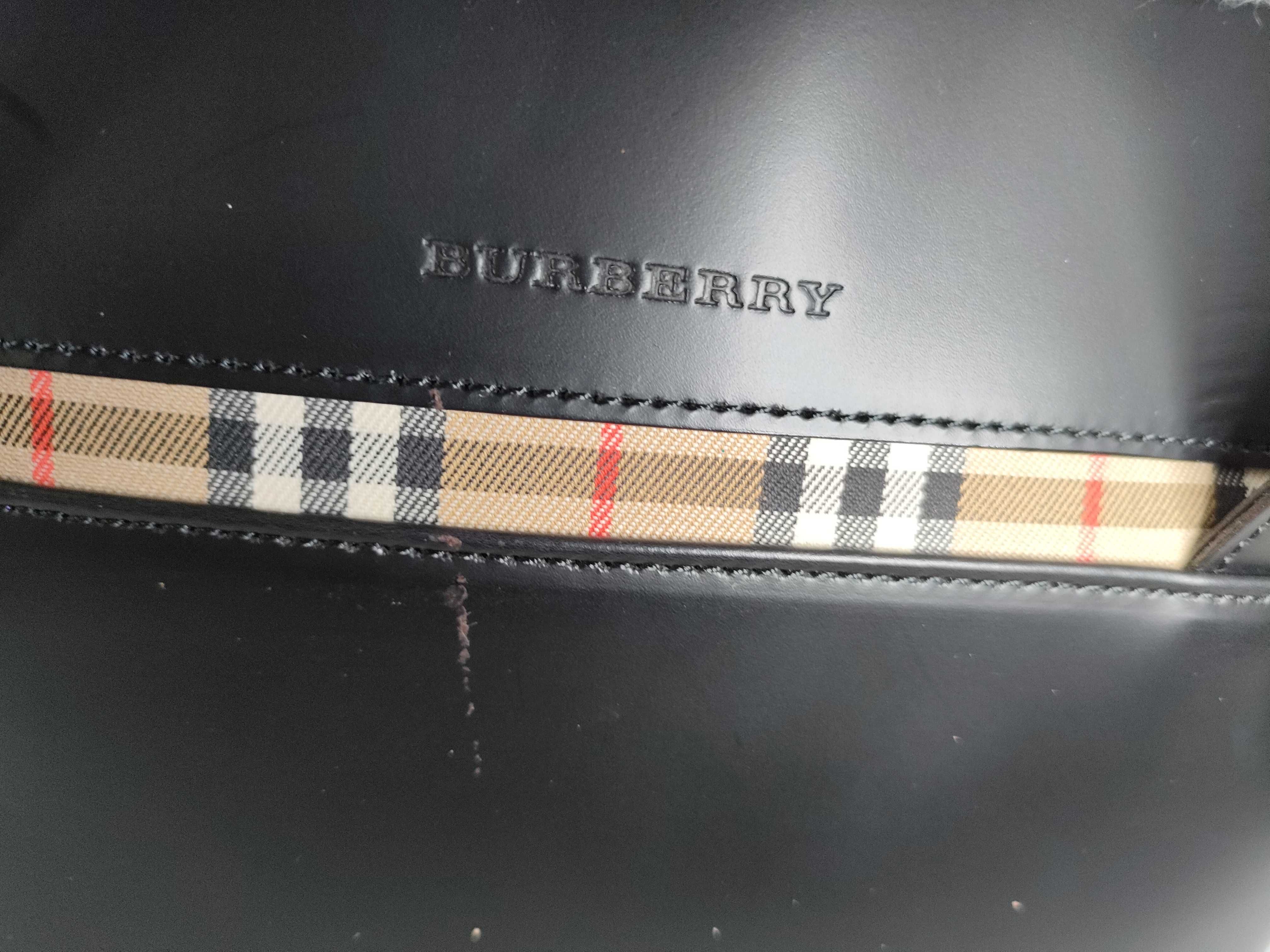 Leather Nova Check Handbag Tote Bag — view 14