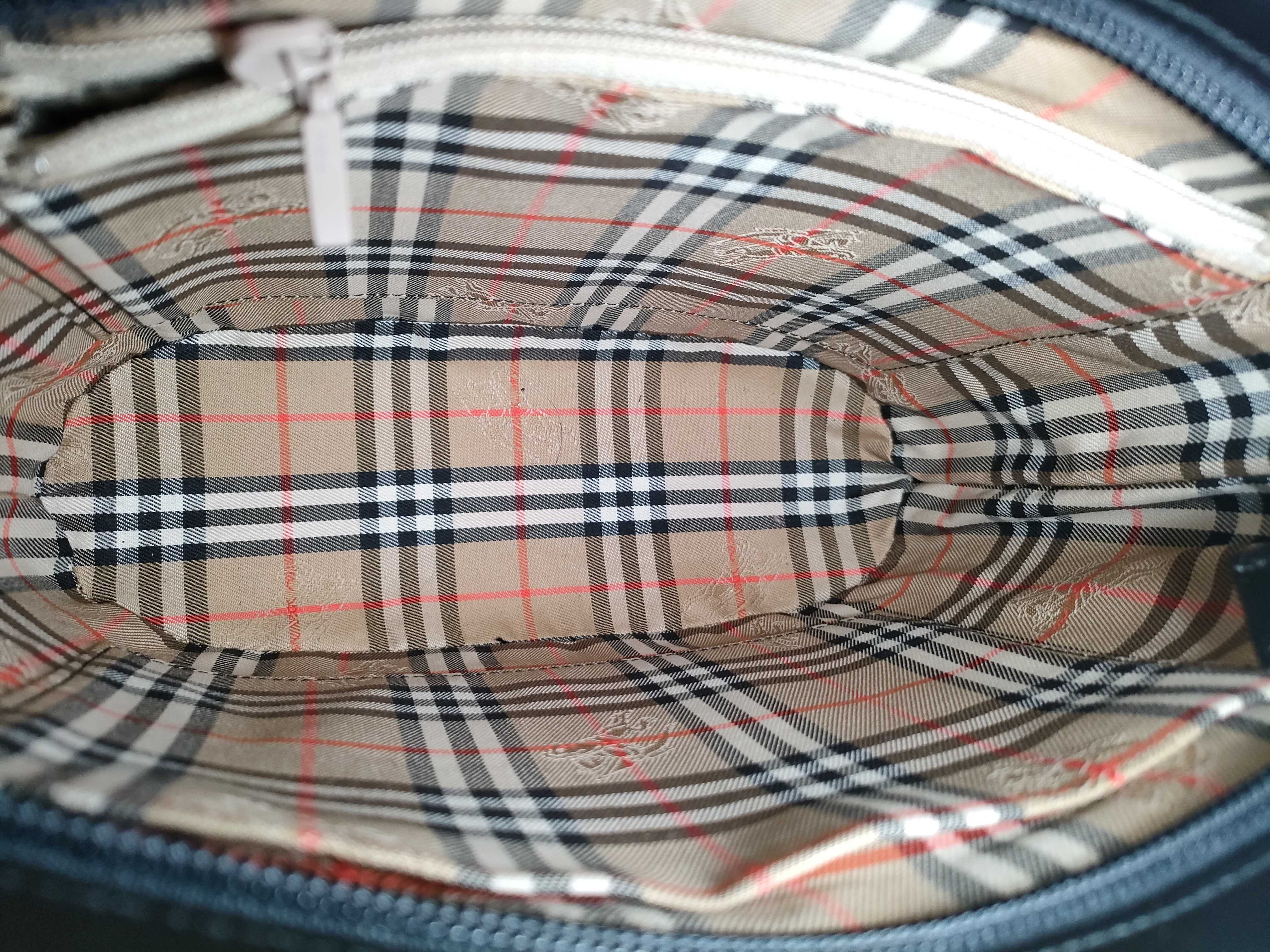 Leather Nova Check Handbag Tote Bag — view 10