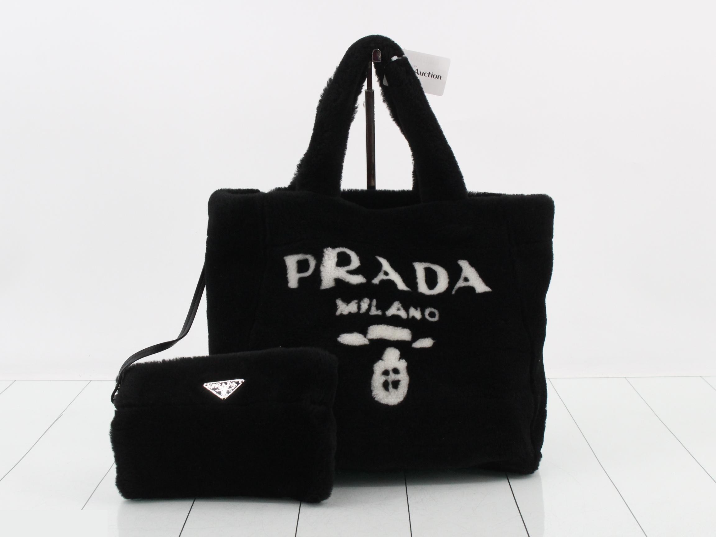 Tote bag, nylon, black