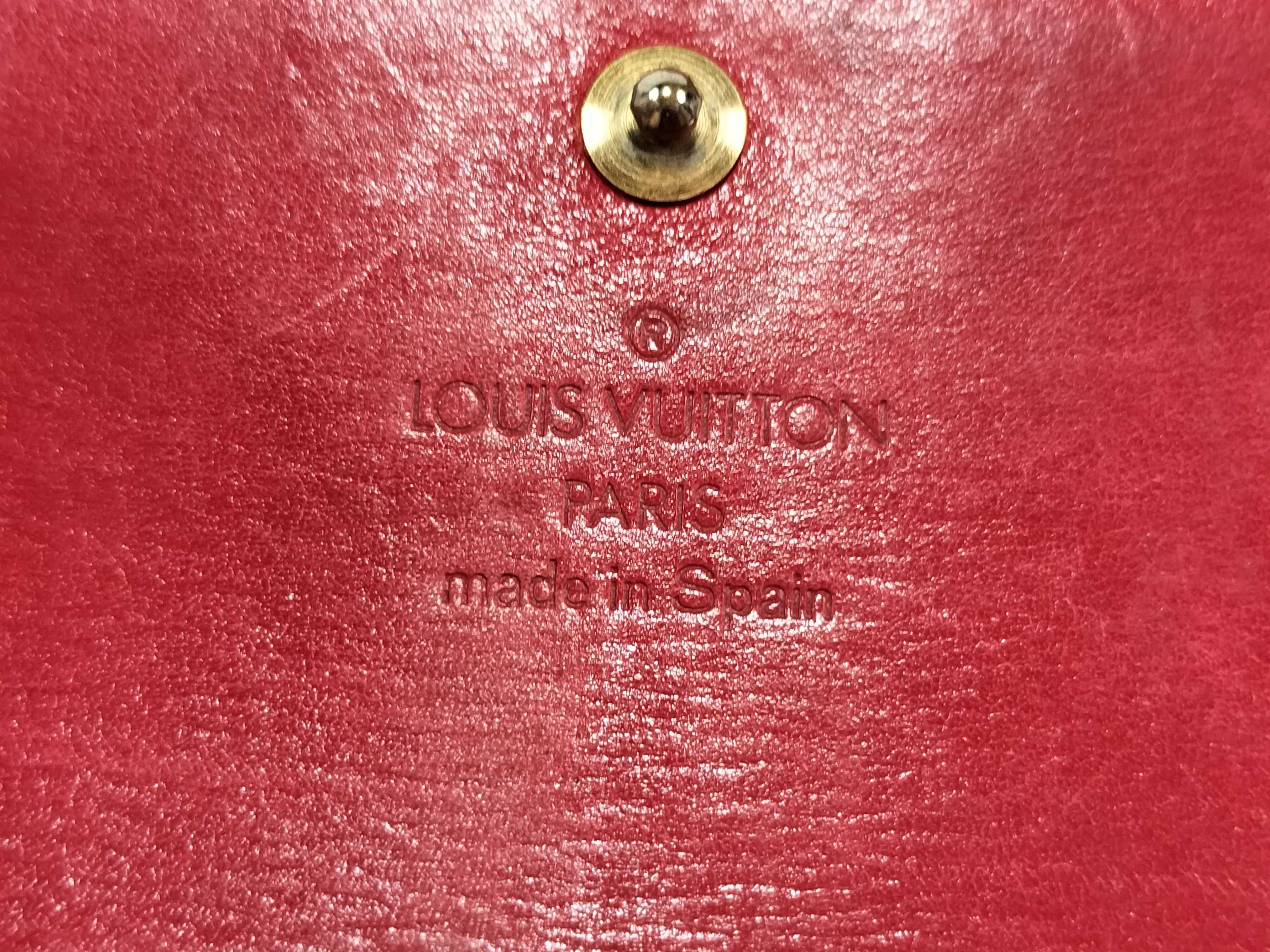 Epi Louis Vuitton Epi Portefeuille Sarah (Ruby) Wallet — view 13