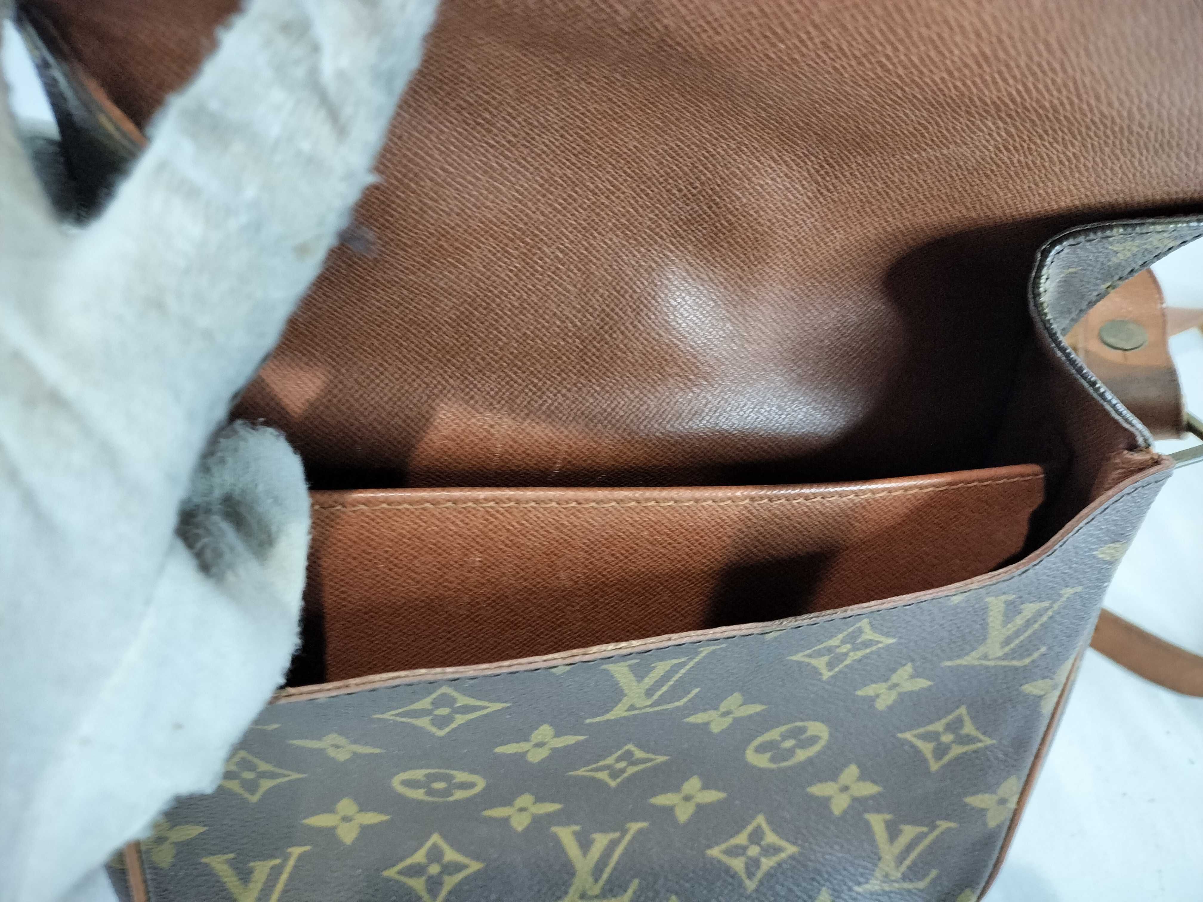 Monogram Cartouchiere MALLETIER Stamped Shoulder Bag — view 11