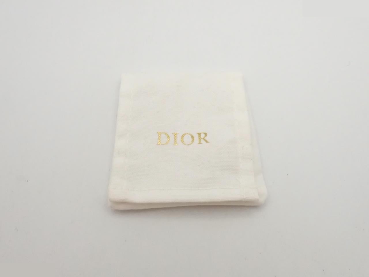 CD logo pearl earrings — view 4