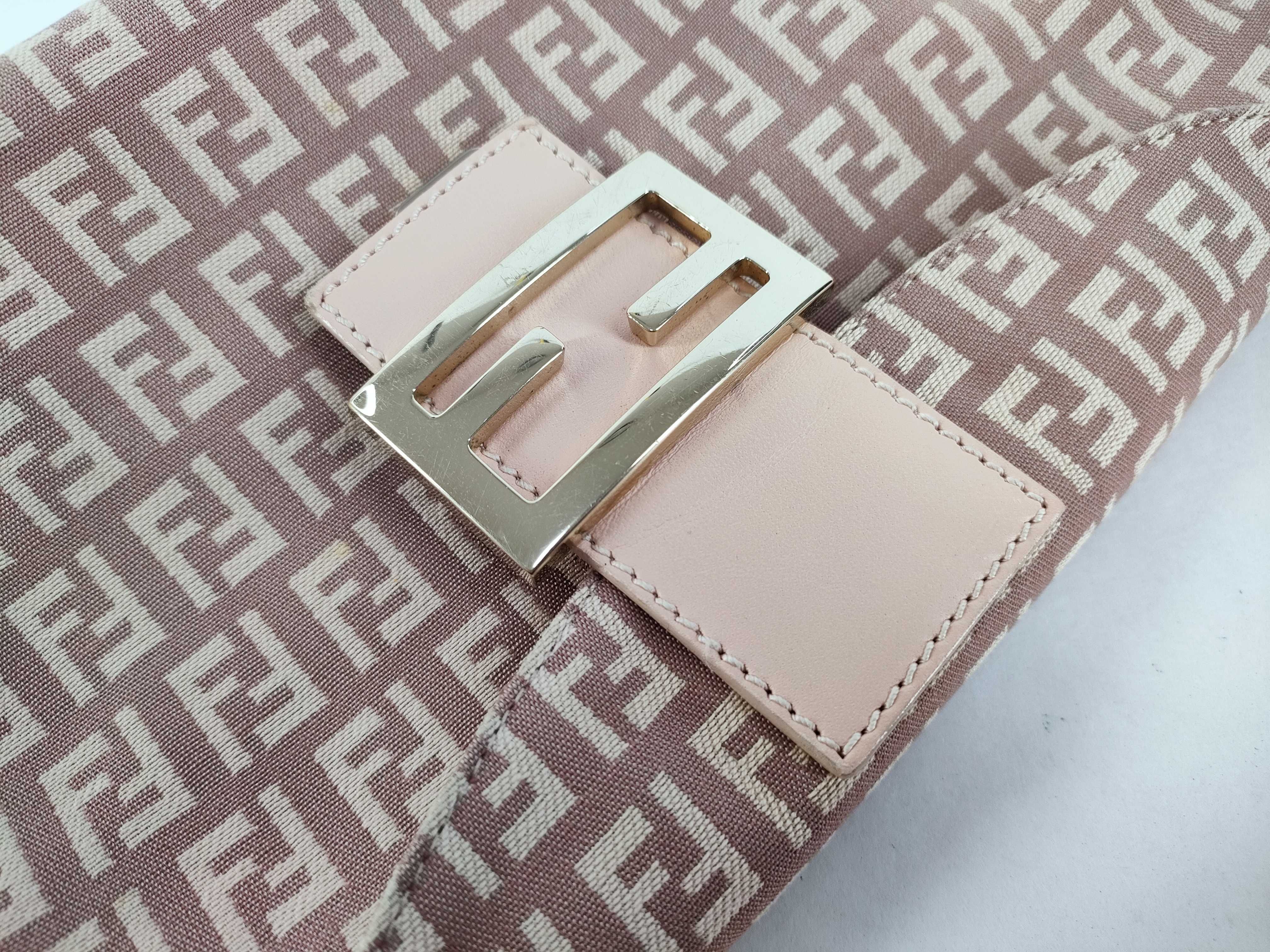 Mamma Fendi Zucchino Mamma Bucket Pink Shoulder Bag — view 15