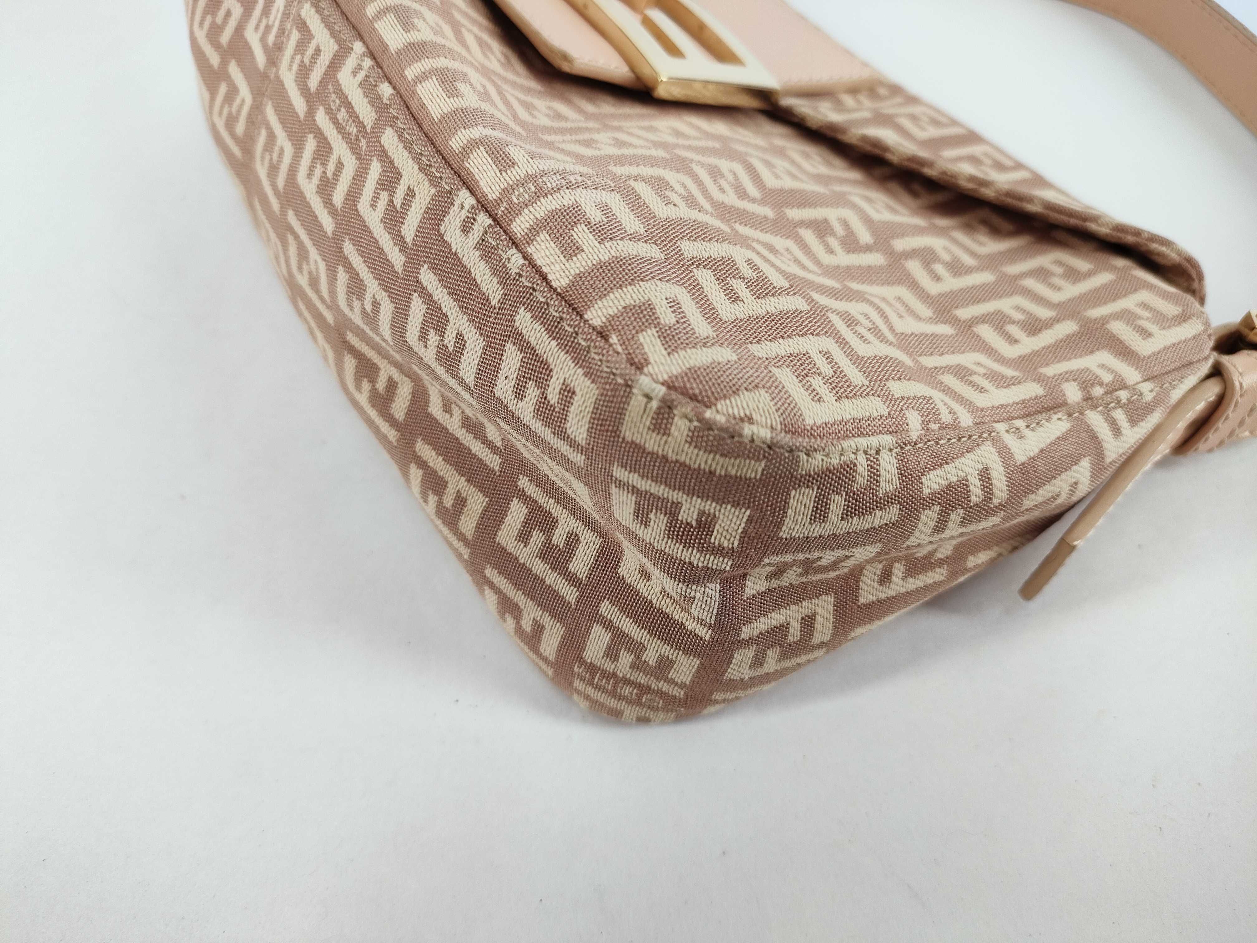 Mamma Fendi Zucchino Mamma Bucket Pink Shoulder Bag — view 6