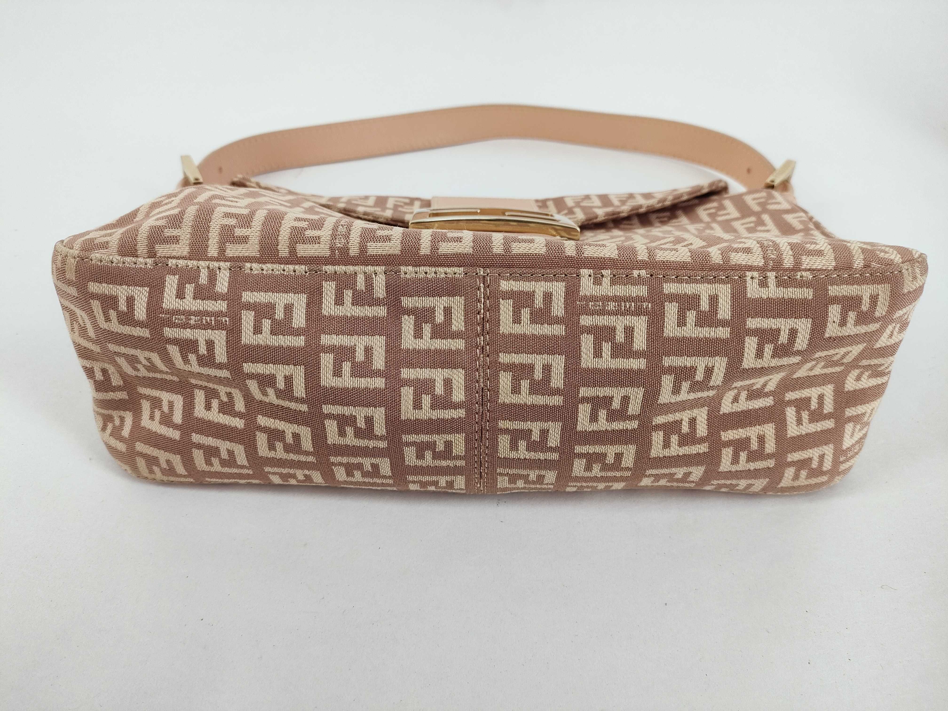 Mamma Fendi Zucchino Mamma Bucket Pink Shoulder Bag — view 7