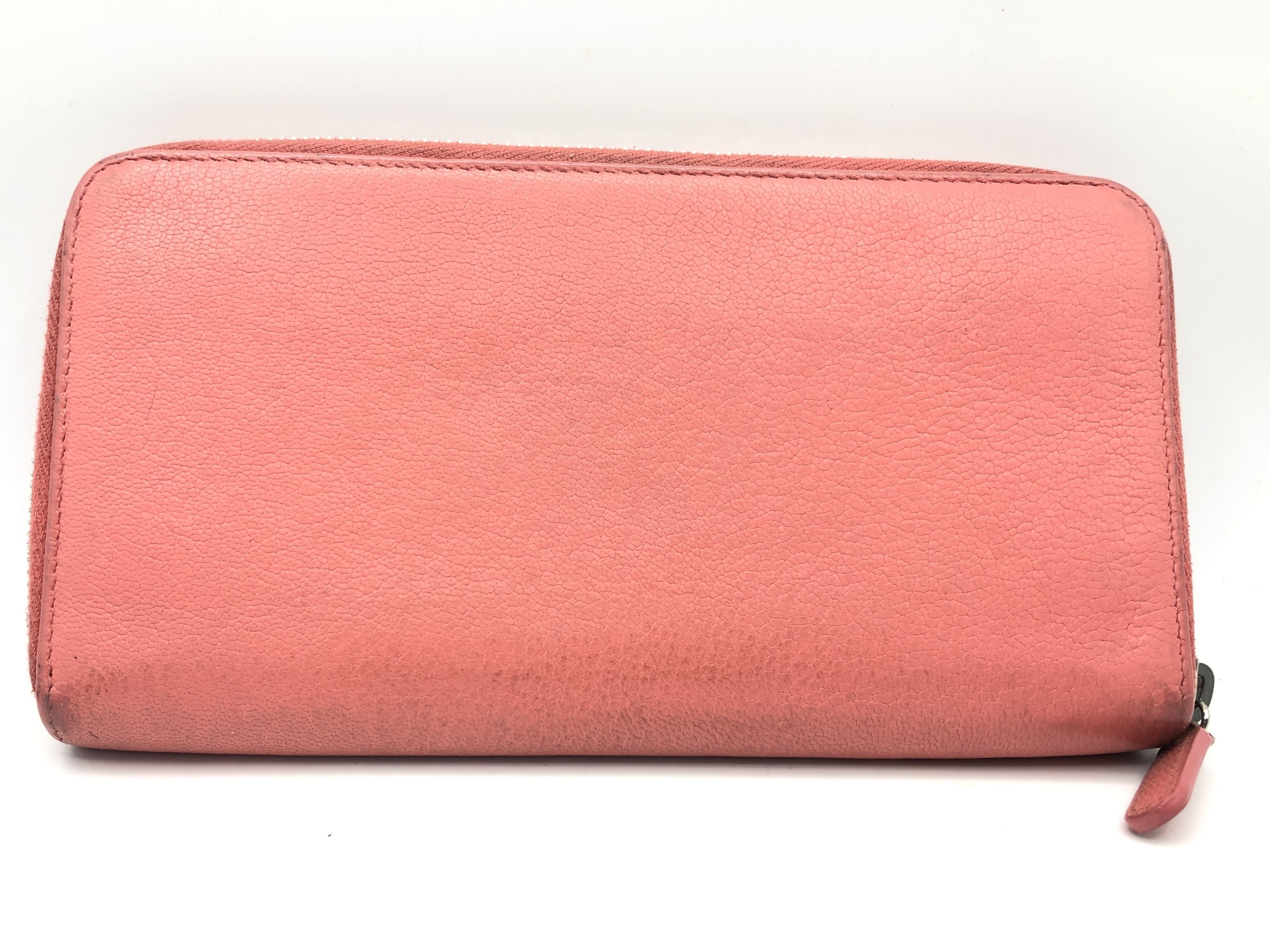 Lucky Clover Round Zip Wallet with Seal, 25843757, Leather — view 2