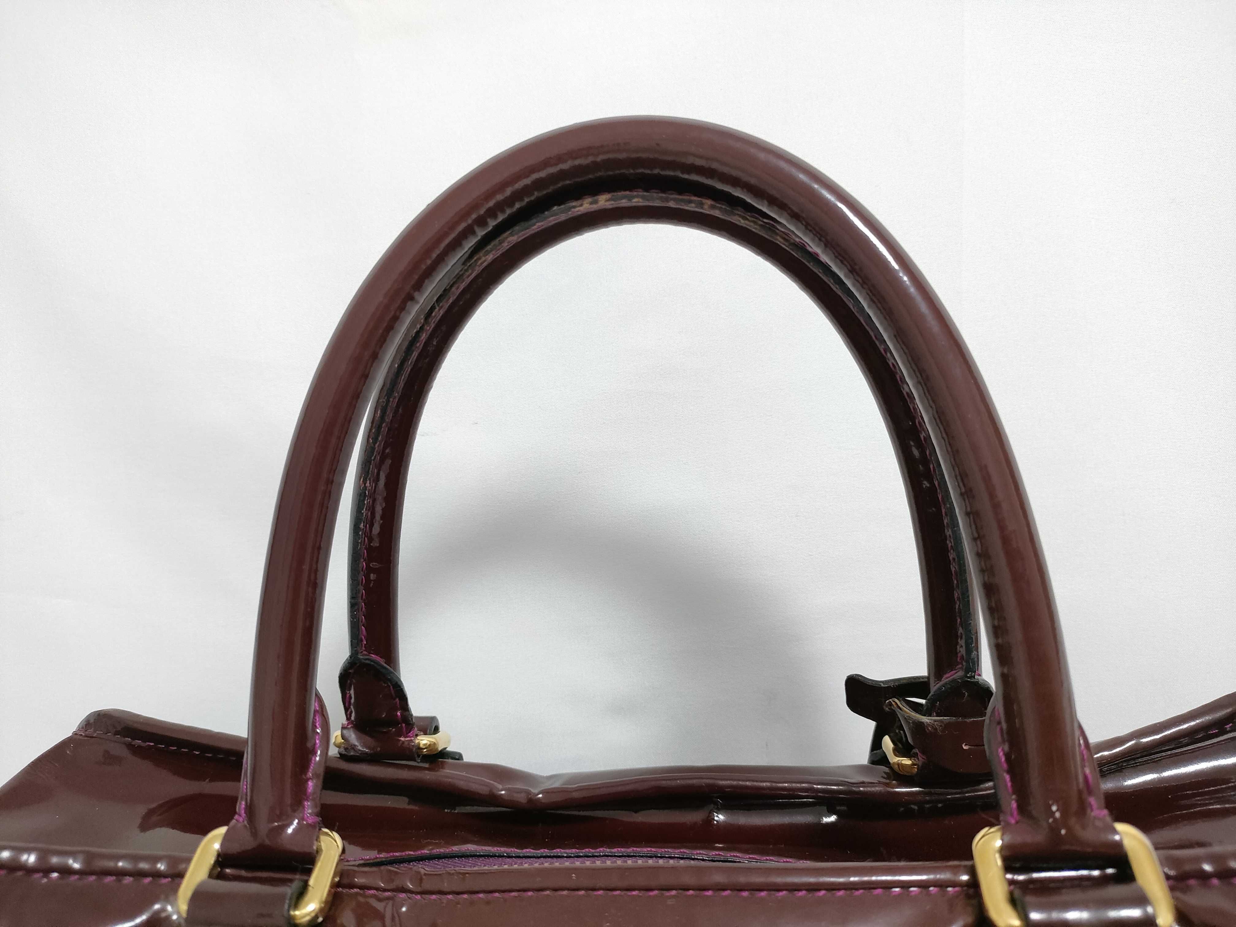 Amazona 36 Anagram Handbag, Patent Leather Handbag — view 3