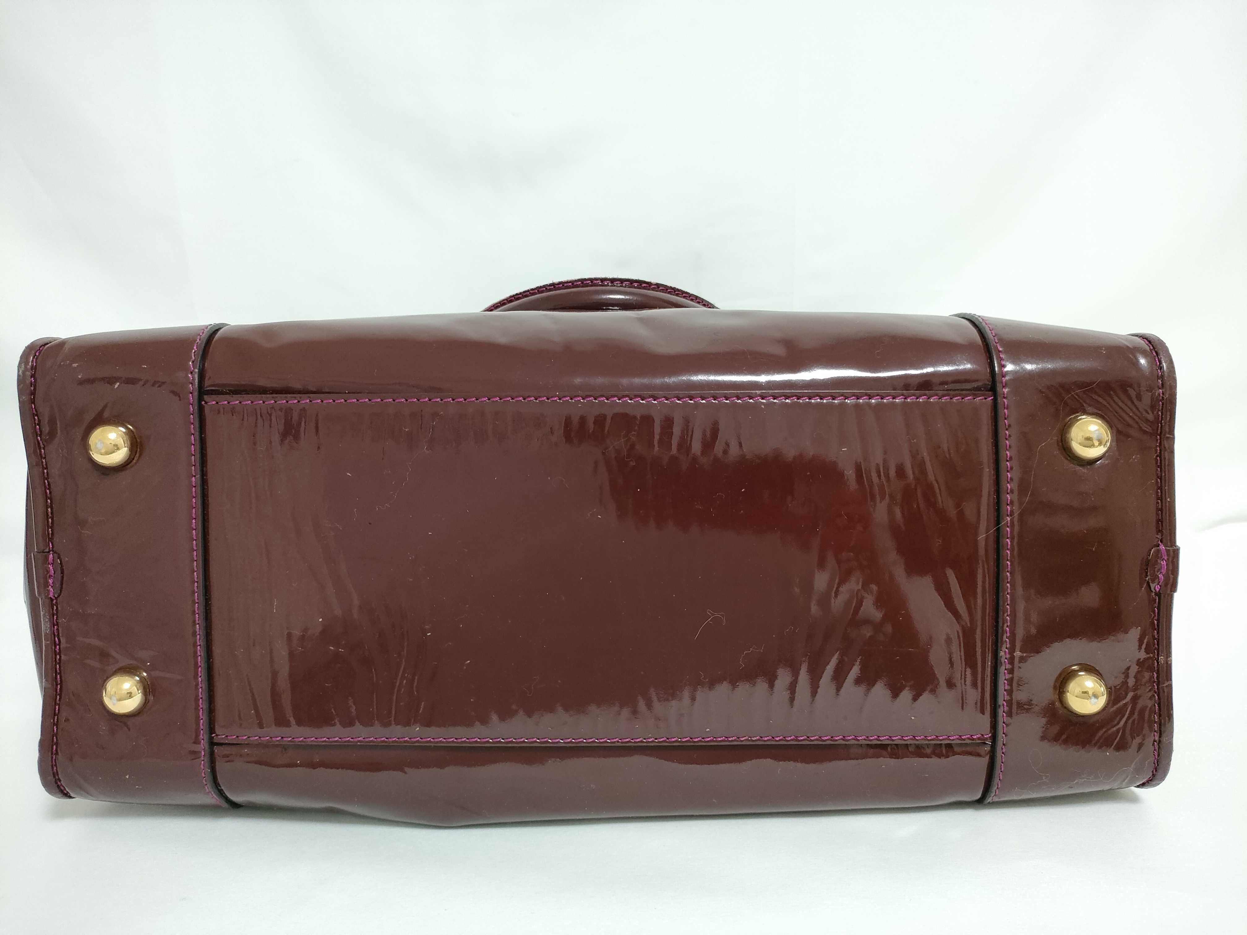 Amazona 36 Anagram Handbag, Patent Leather Handbag — view 7