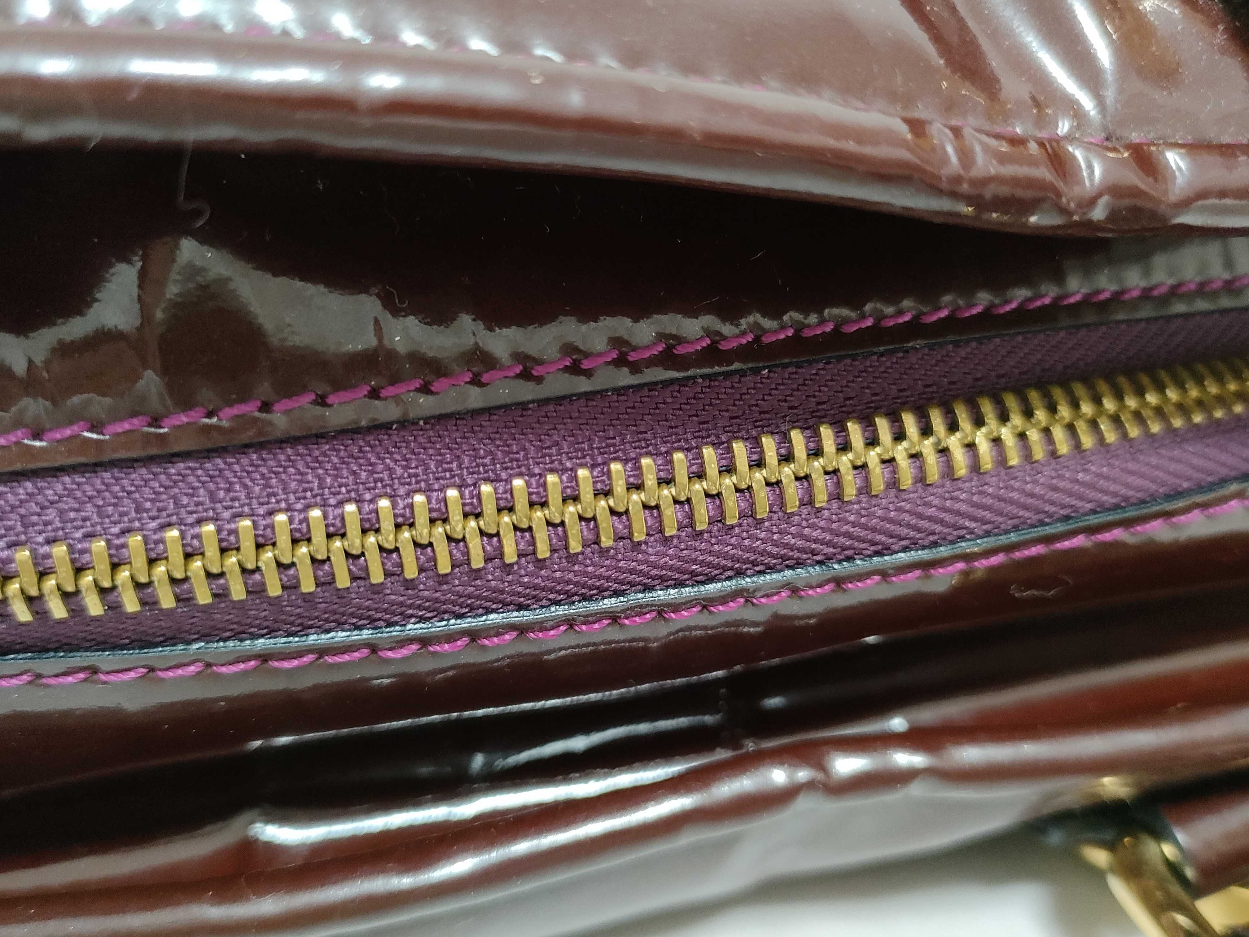 Amazona 36 Anagram Handbag, Patent Leather Handbag — view 8