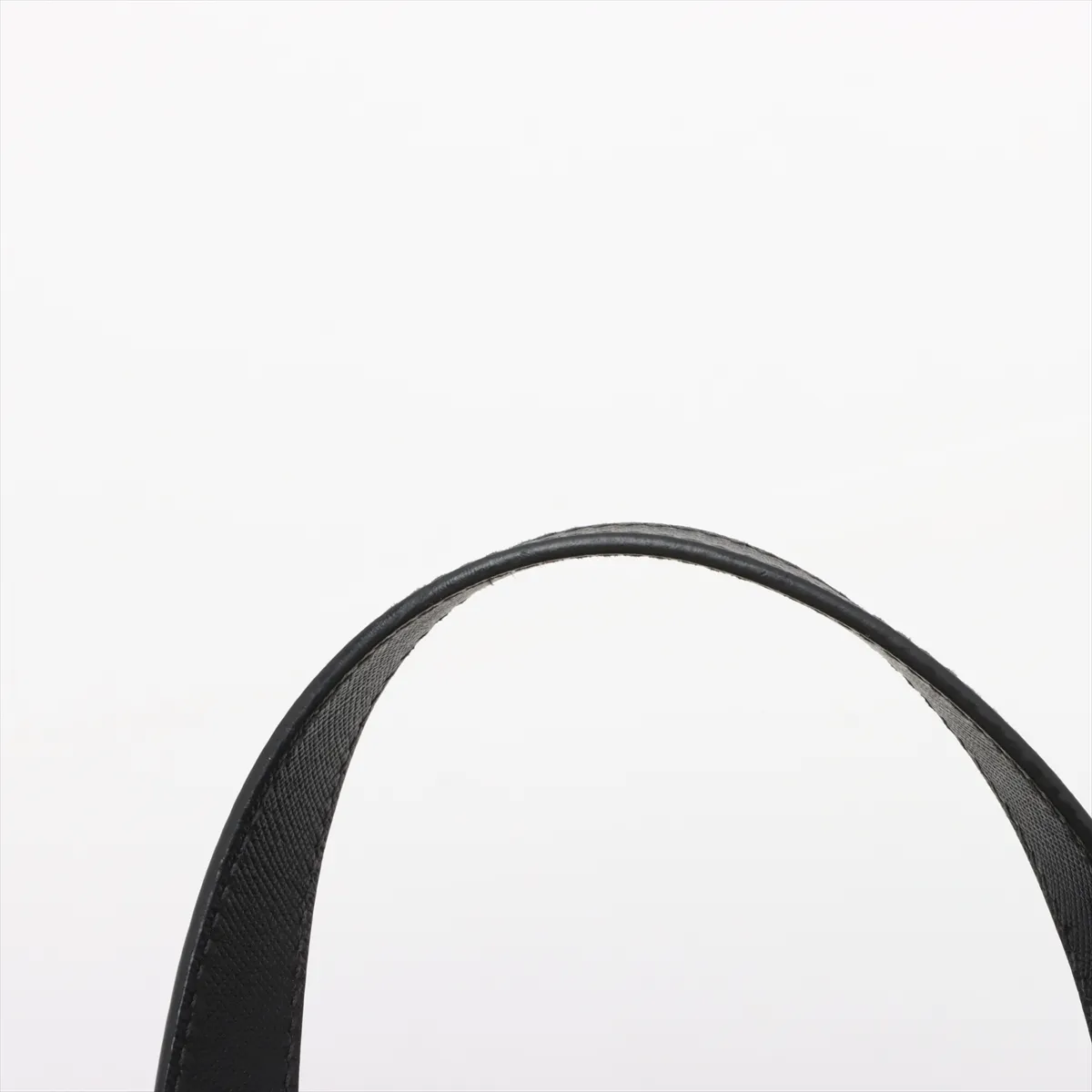 nylon x leather tote bag black x green x blue — view 14