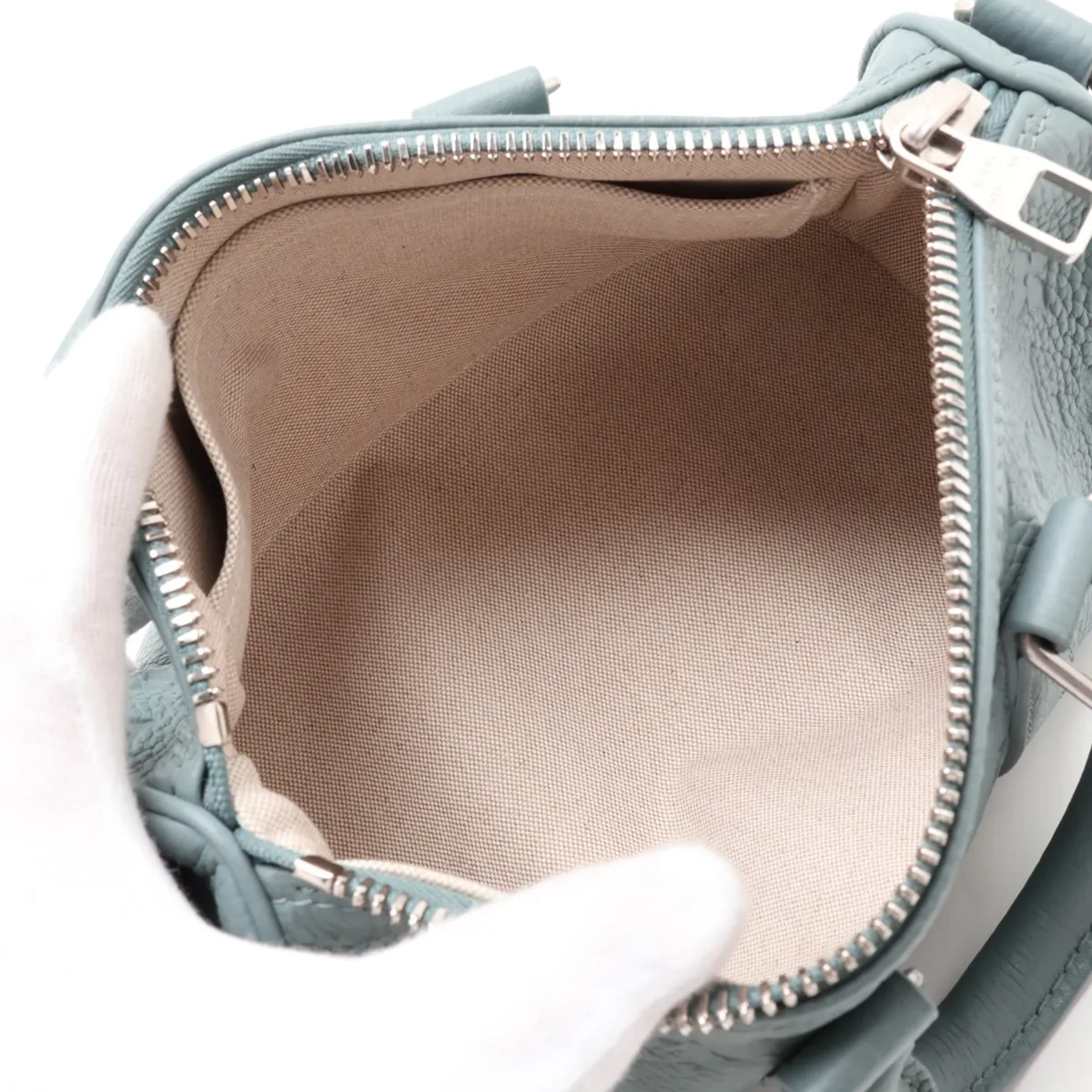 Taurillon Monogram Keepall Bandoulière 25 M13866 Green (RFID detected) — view 8