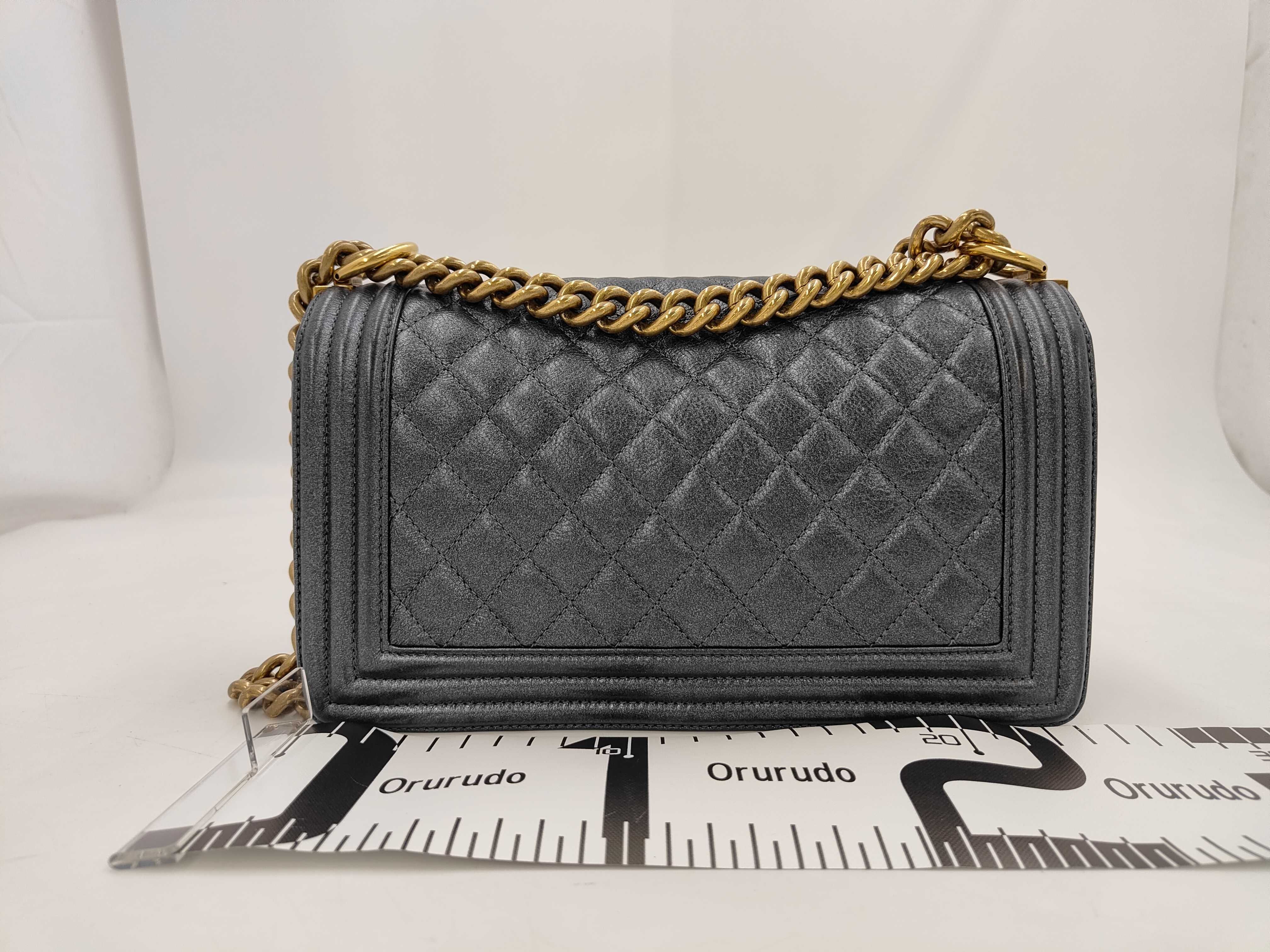 Boy Chanel 25 Shoulder Bag with Gold Hardware — view 2