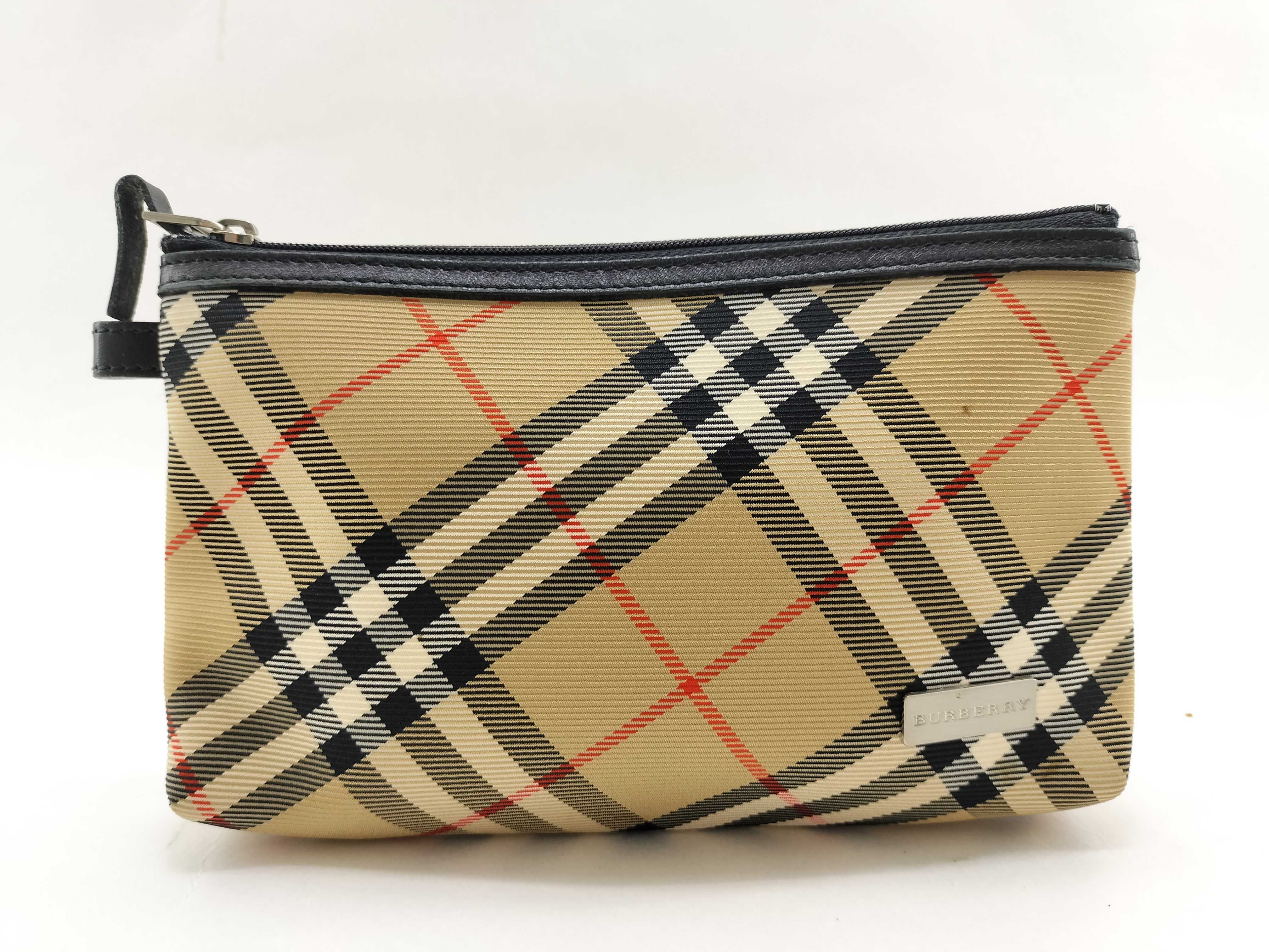 Nova Check Pouch Beige x Brown Pouch