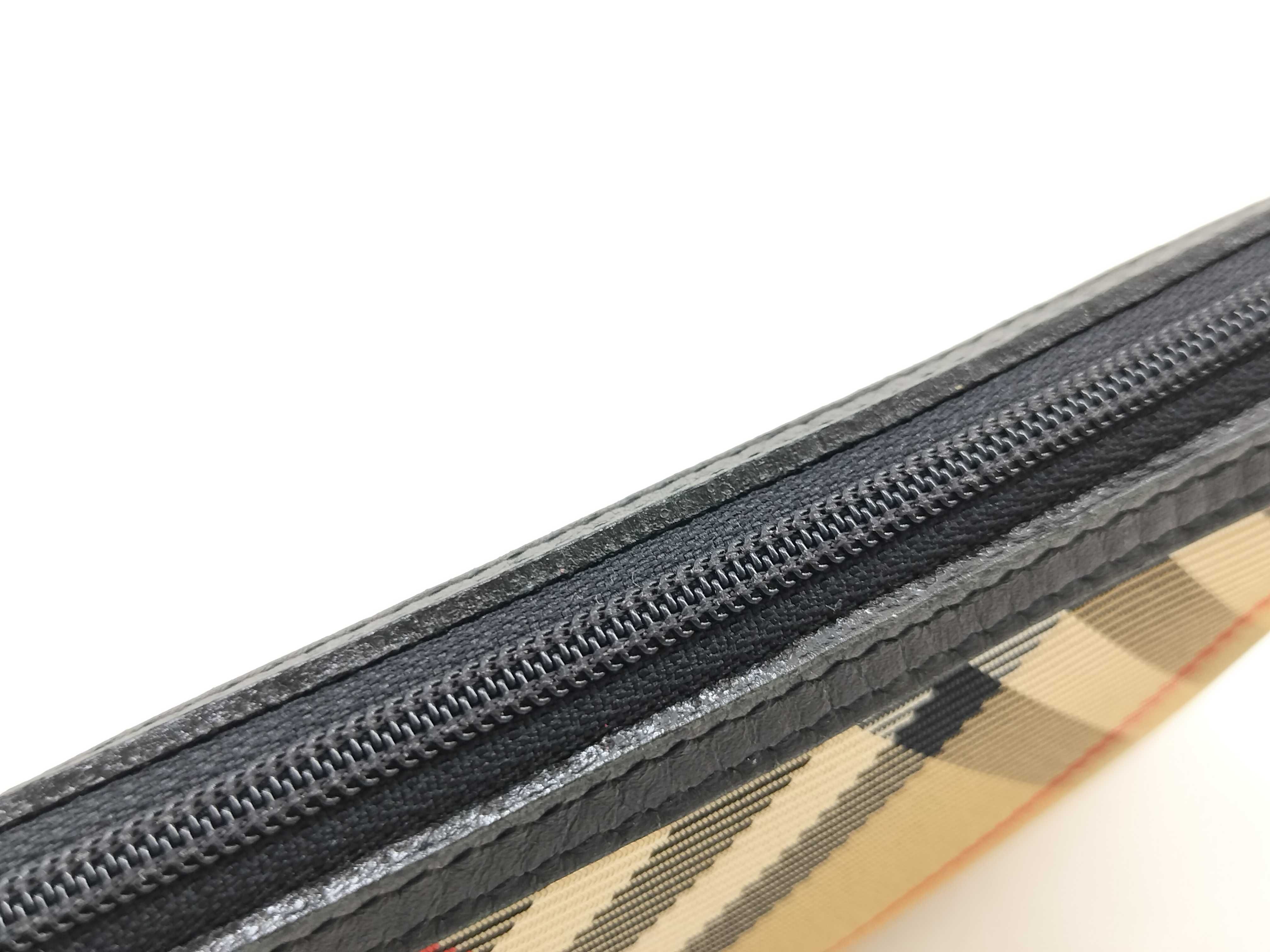 Nova Check Pouch Beige x Brown Pouch — view 10