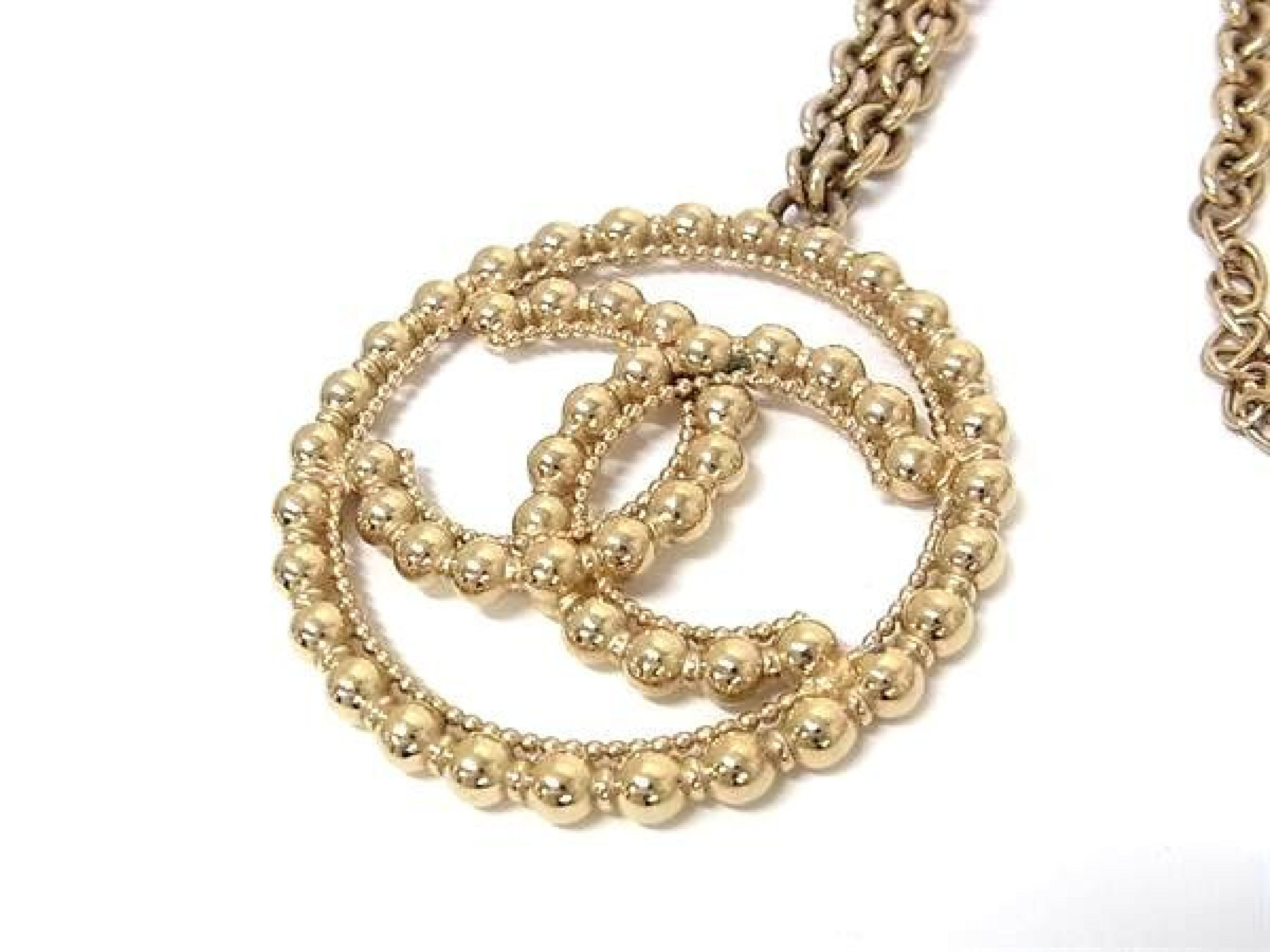Coco Mark L22C Necklace Pendant Choker Accessory for Women Gold Tone HD0284 Necklace — view 2