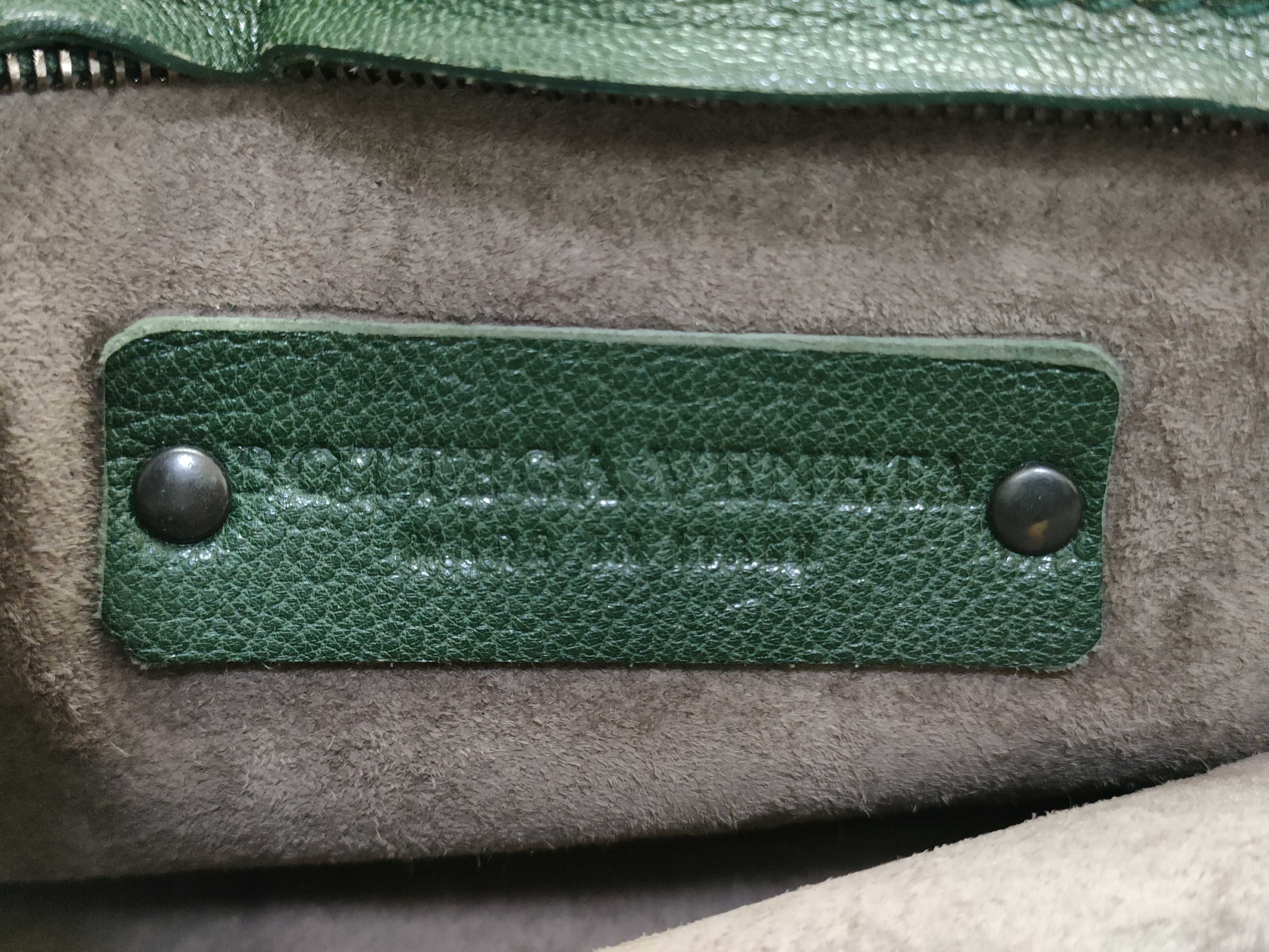 Intrecciato One Shoulder Bag Green Shoulder Bag — view 11
