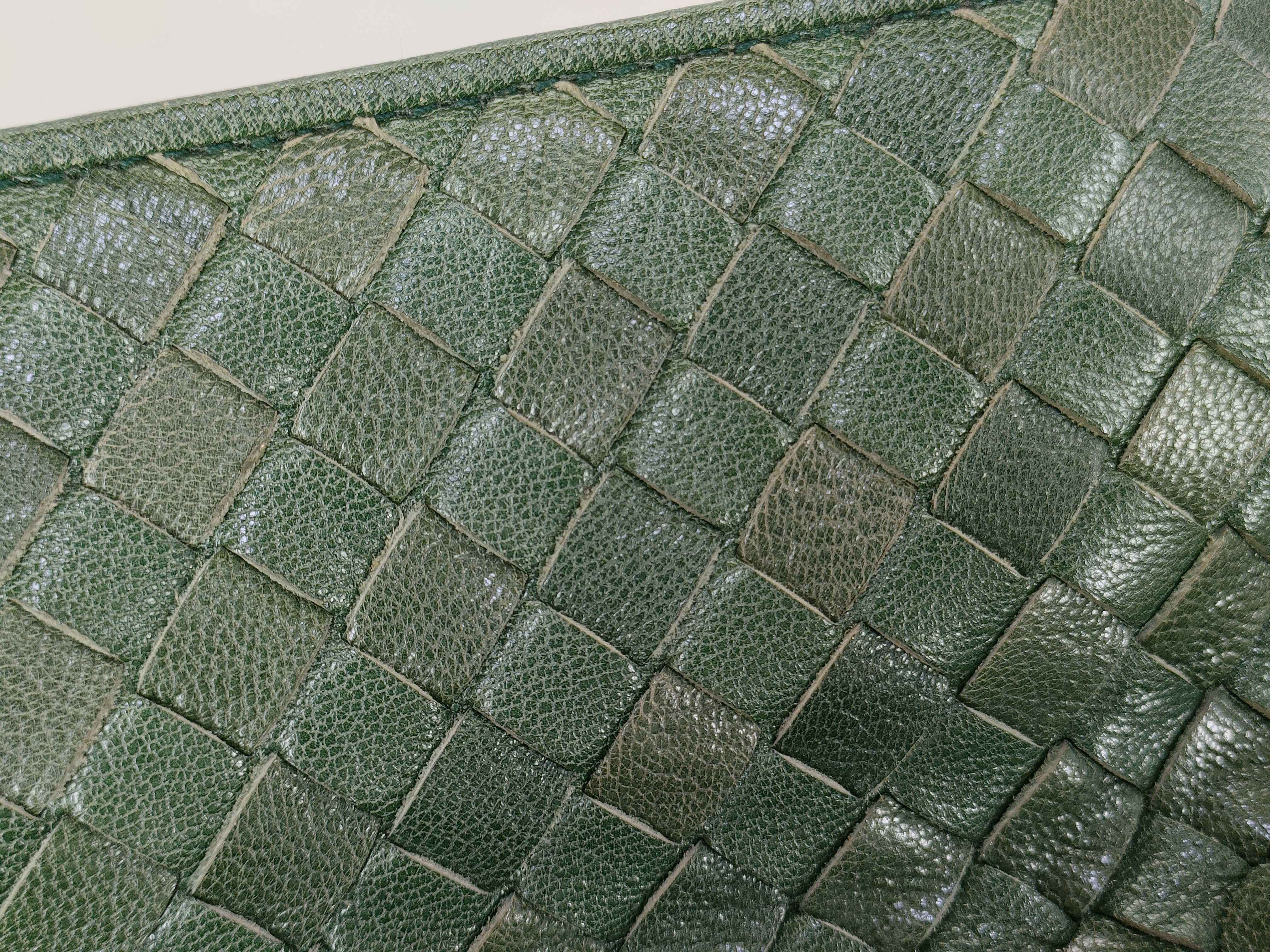 Intrecciato One Shoulder Bag Green Shoulder Bag — view 12