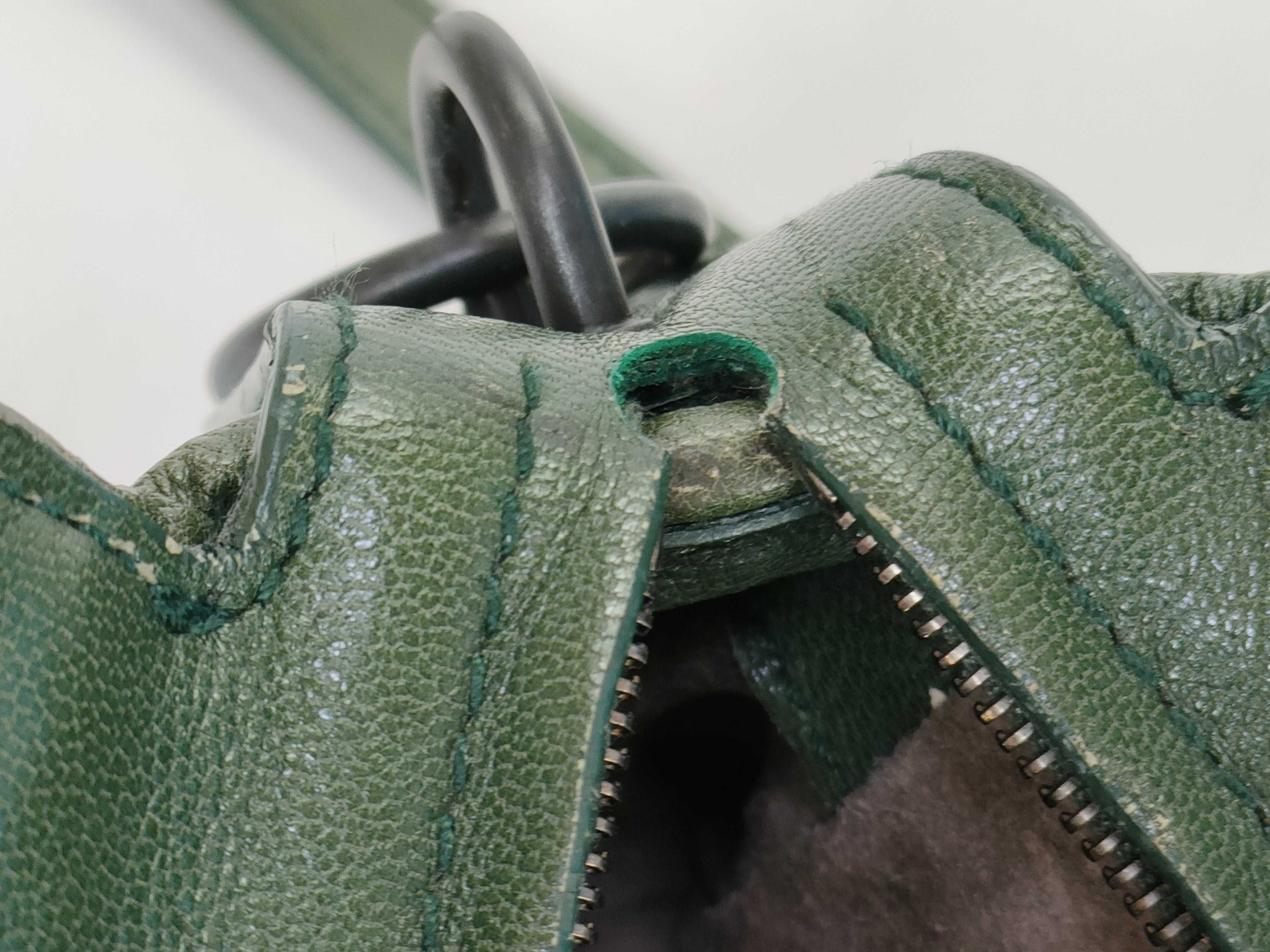 Intrecciato One Shoulder Bag Green Shoulder Bag — view 9