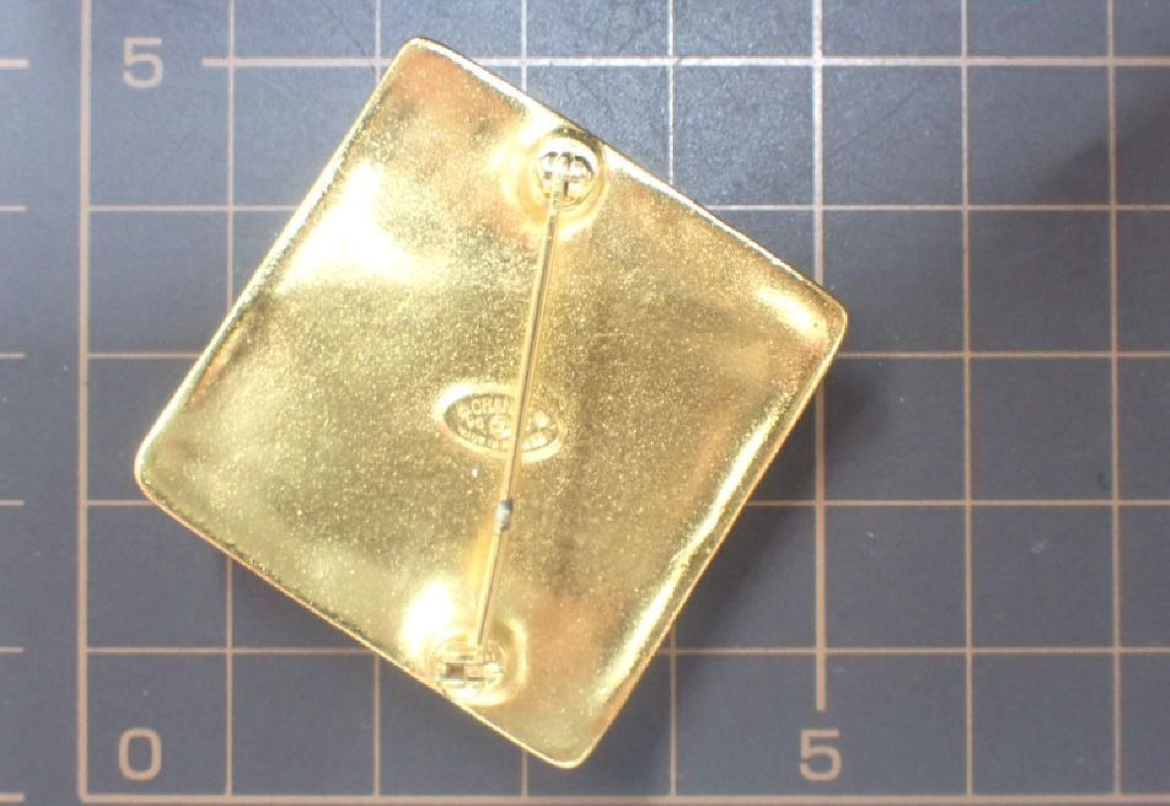 Coco Mark Gold Brooch (with embellishments) — view 4