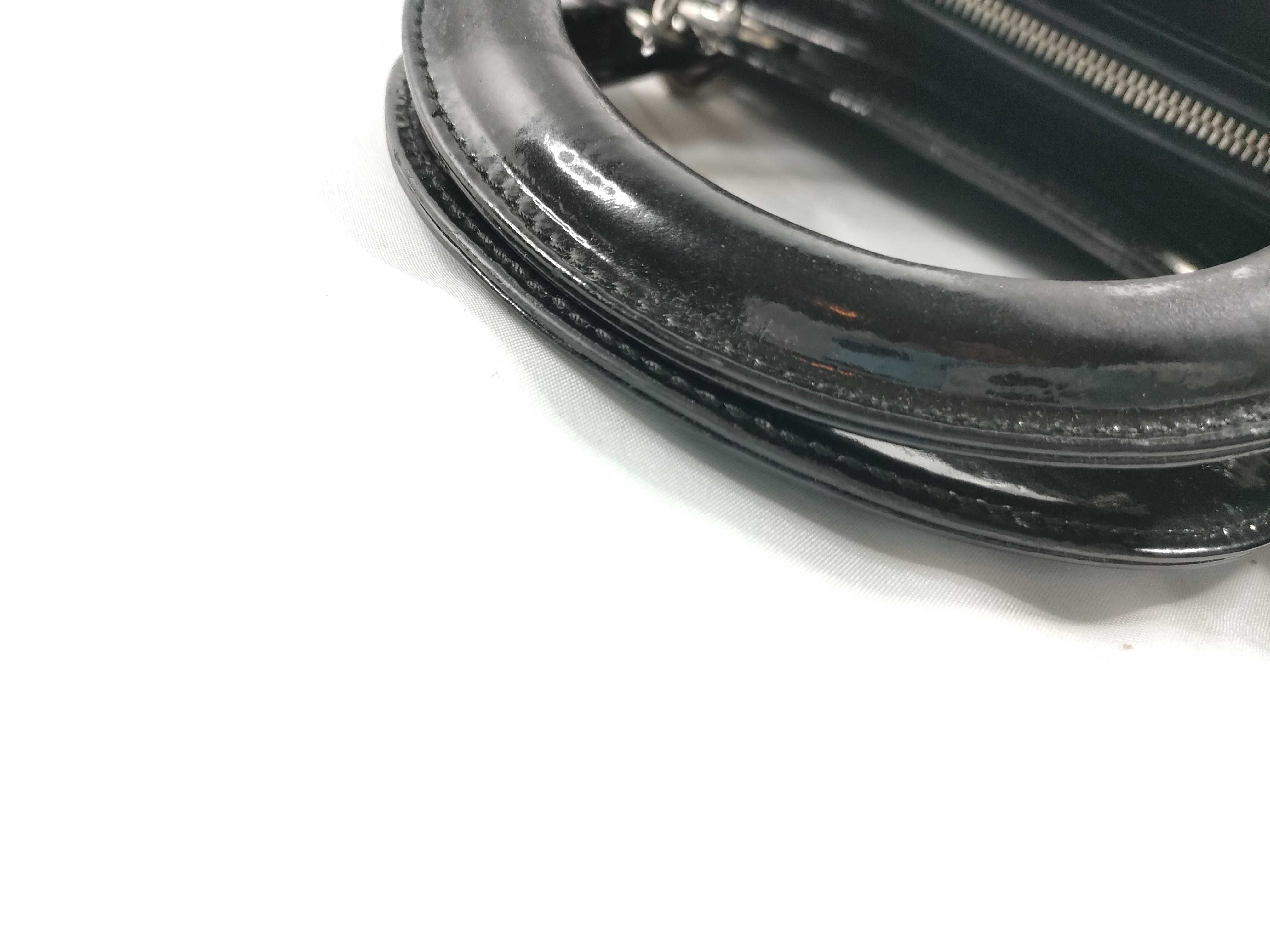 Christian Cannage Patent 2-Way Handbag — view 7