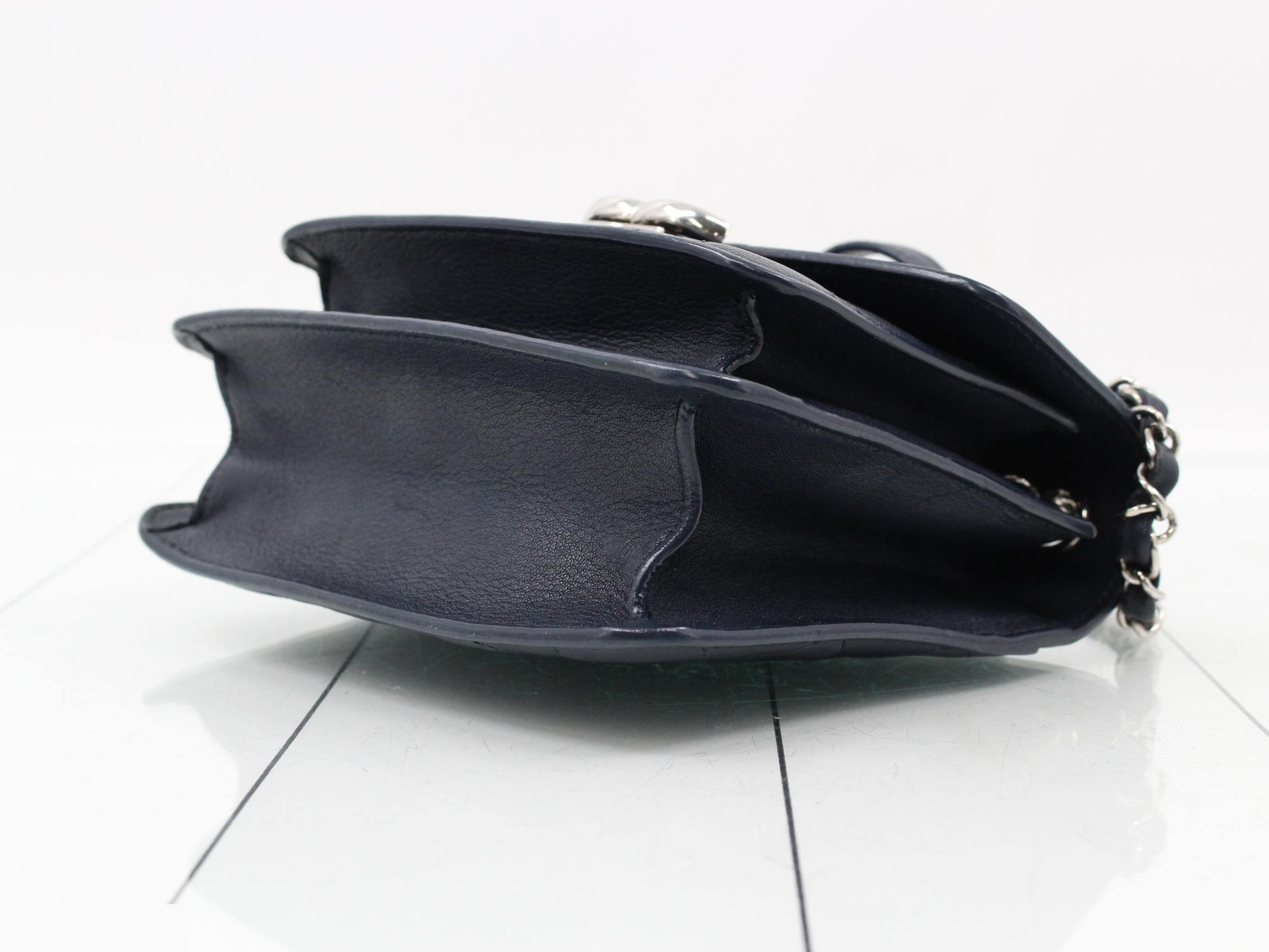 Matelassé Half Coco 2-way Double Chain Shoulder Bag — view 6