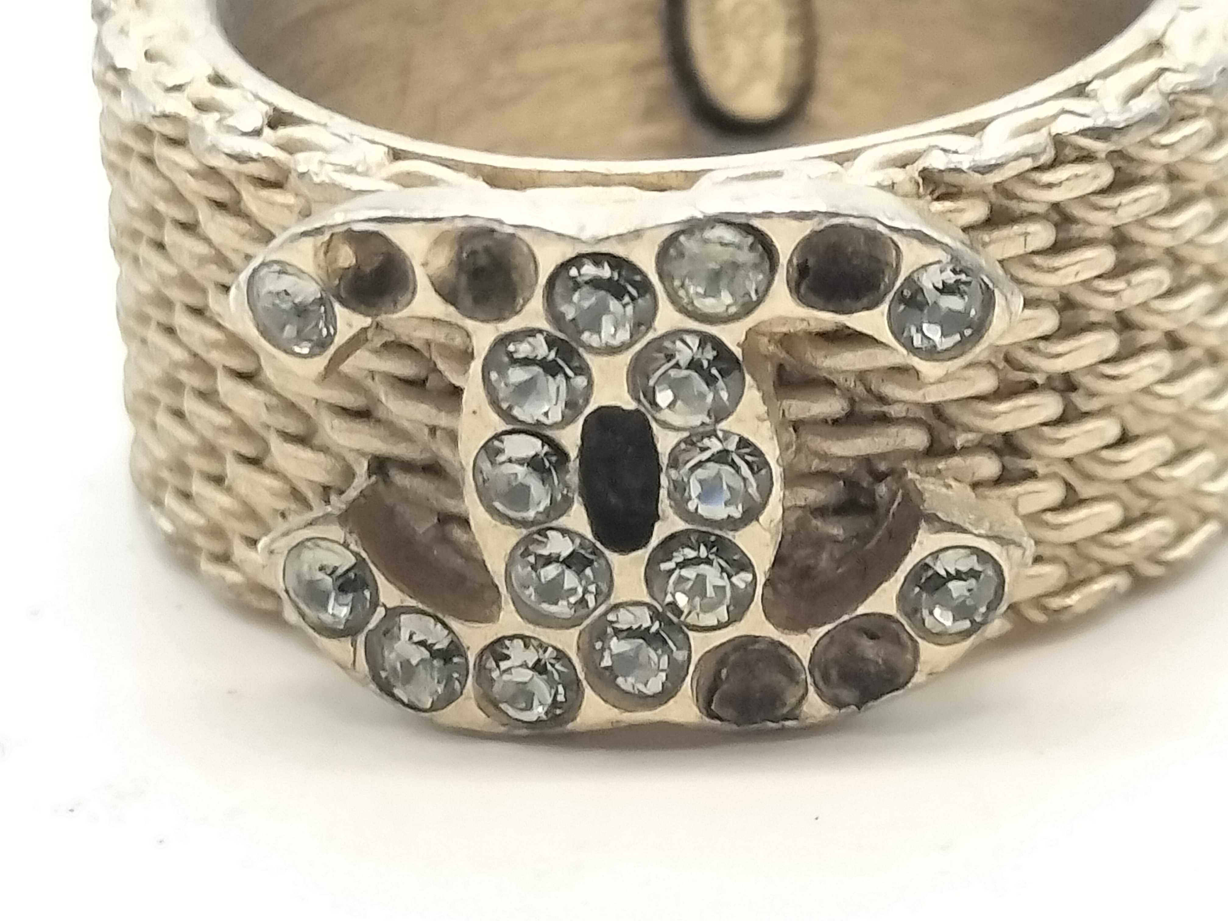 06A Ring Coco Mark Rhinestone Ring — view 10