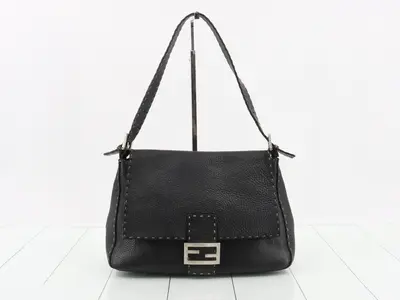 Mamma Bucket Leather One-Shoulder Bag