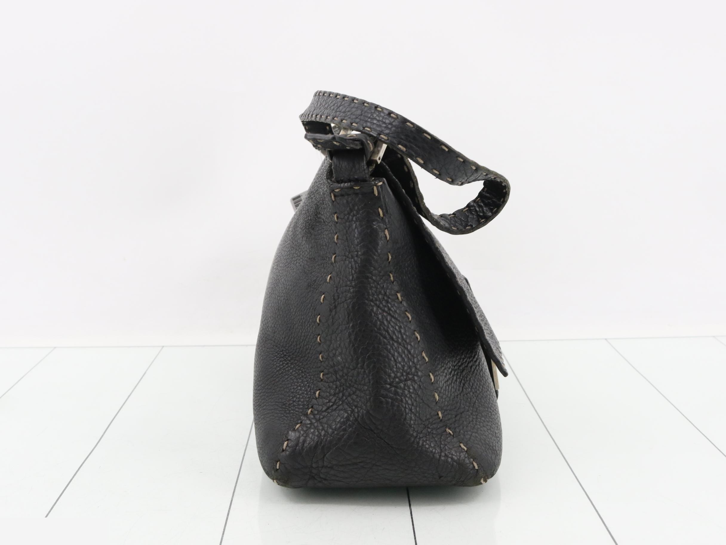 Mamma Bucket Leather One-Shoulder Bag — view 4