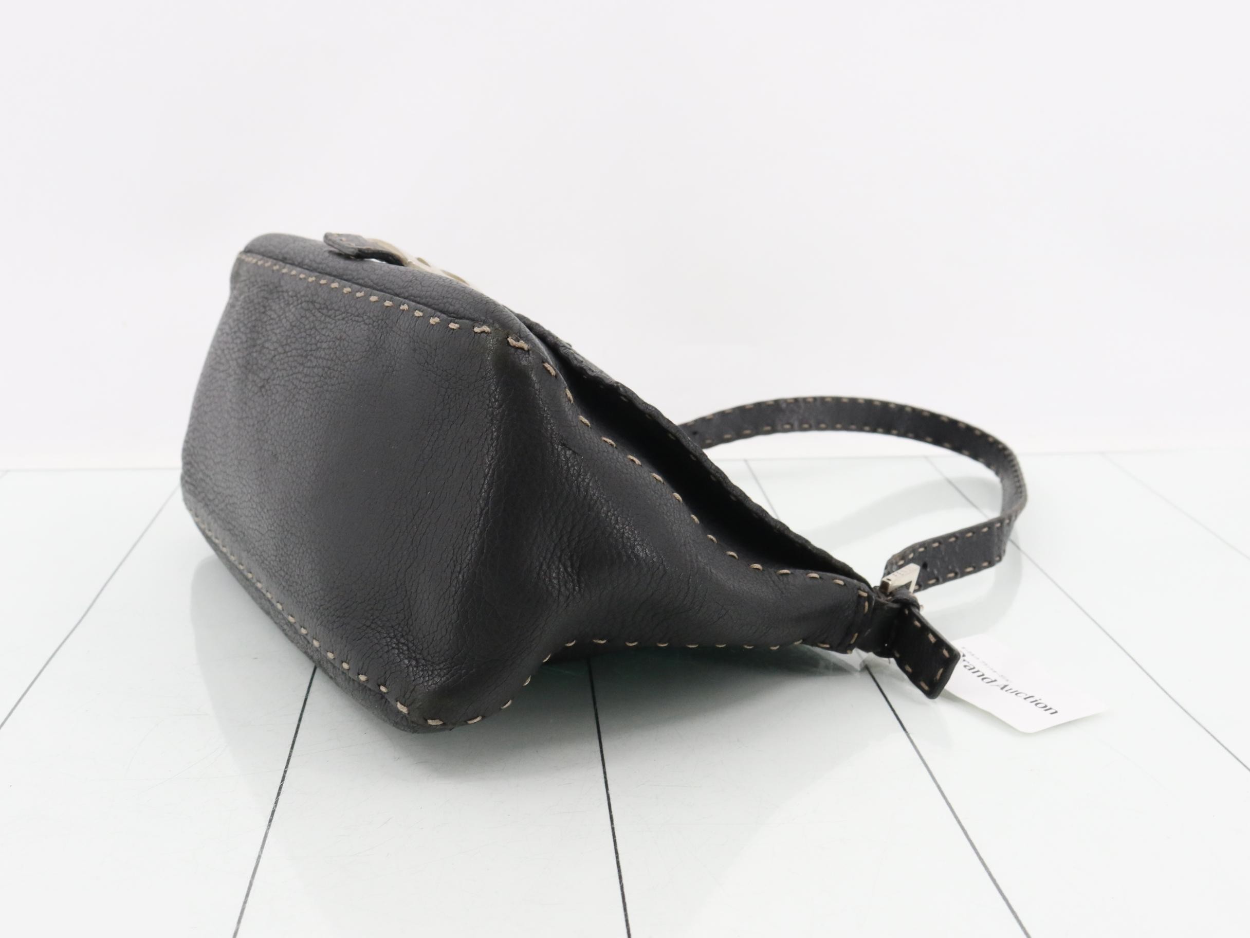 Mamma Bucket Leather One-Shoulder Bag — view 6