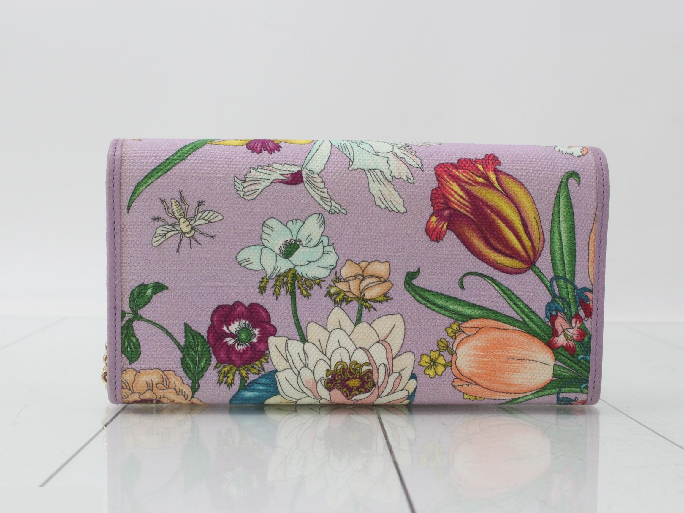 Flora Canvas Chain Wallet — view 2