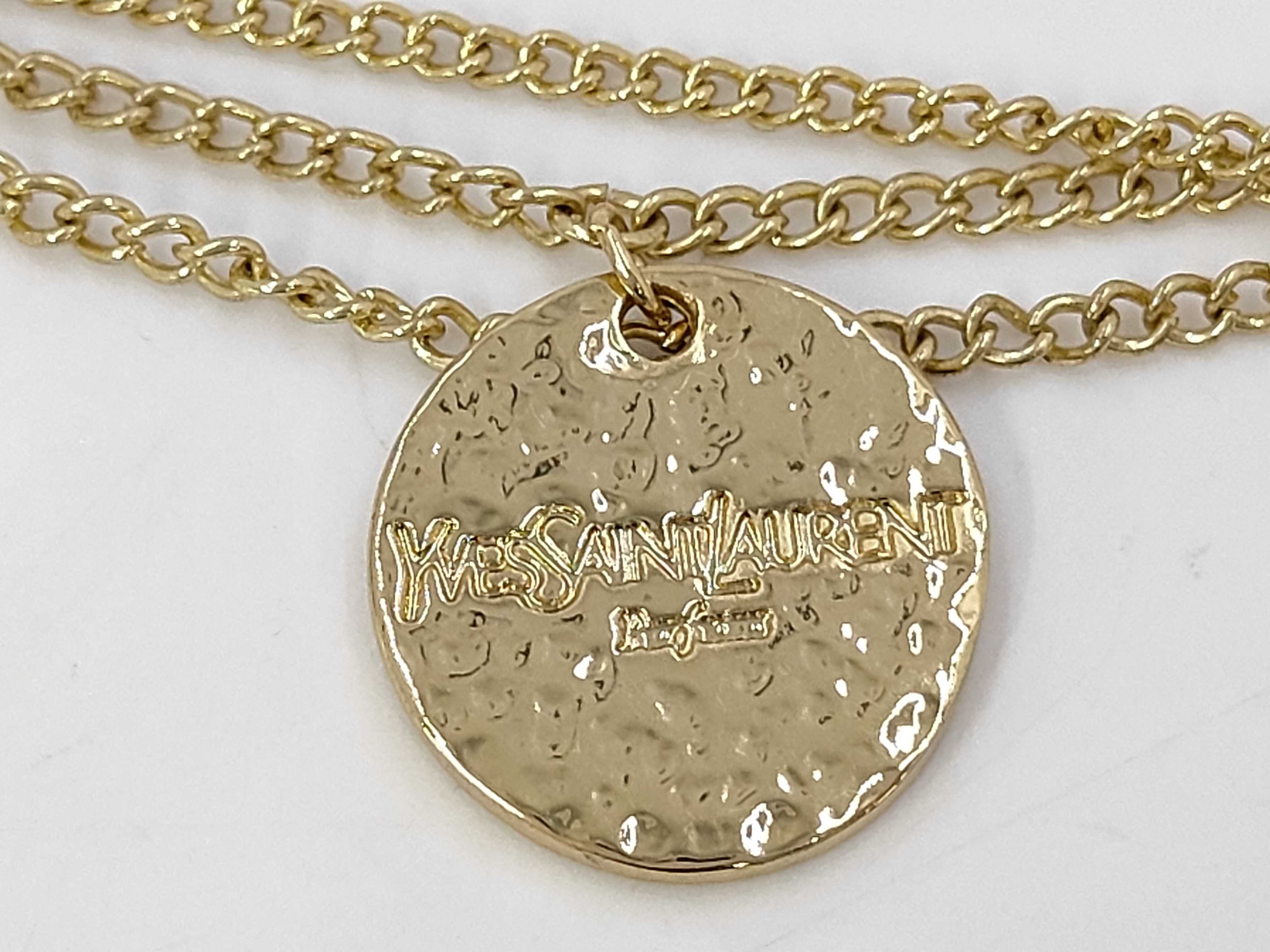 Gold Logo Plate Bracelet/Bangle — view 2