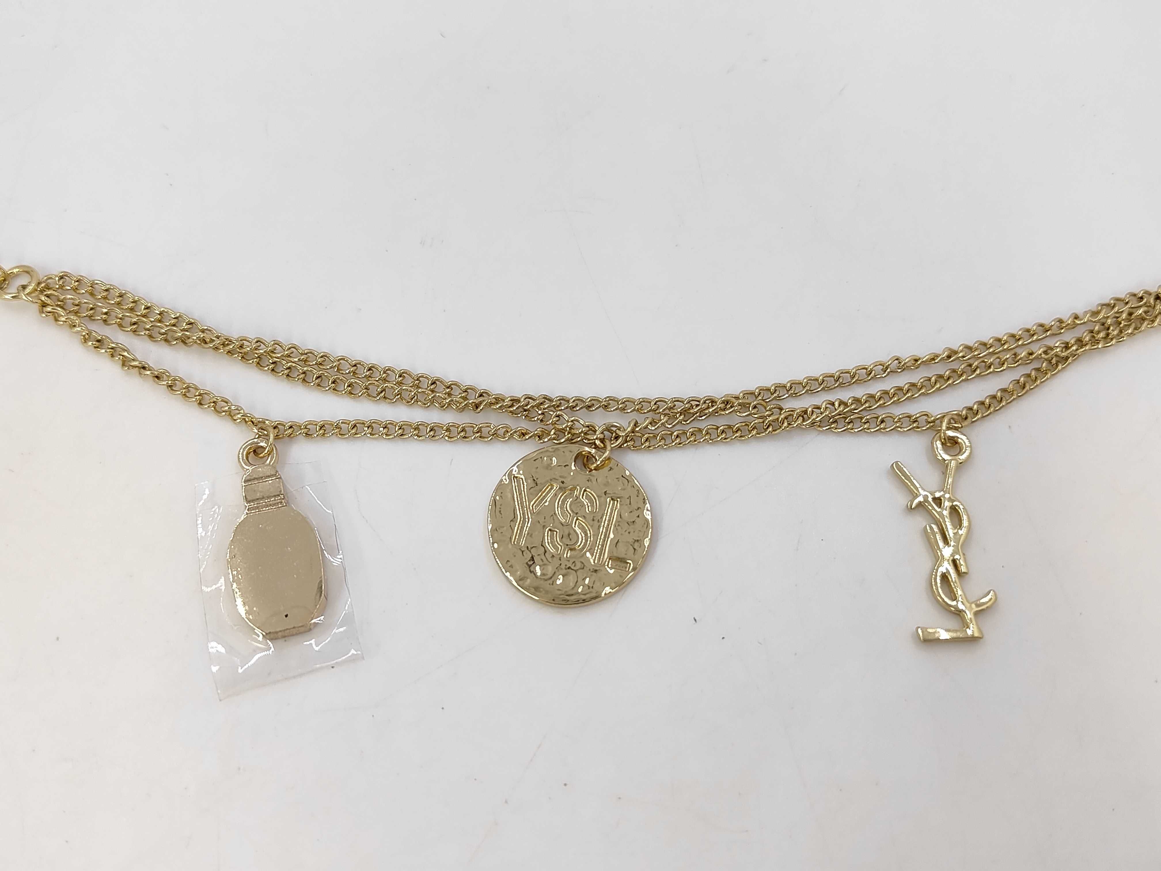 Gold Logo Plate Bracelet/Bangle — view 3
