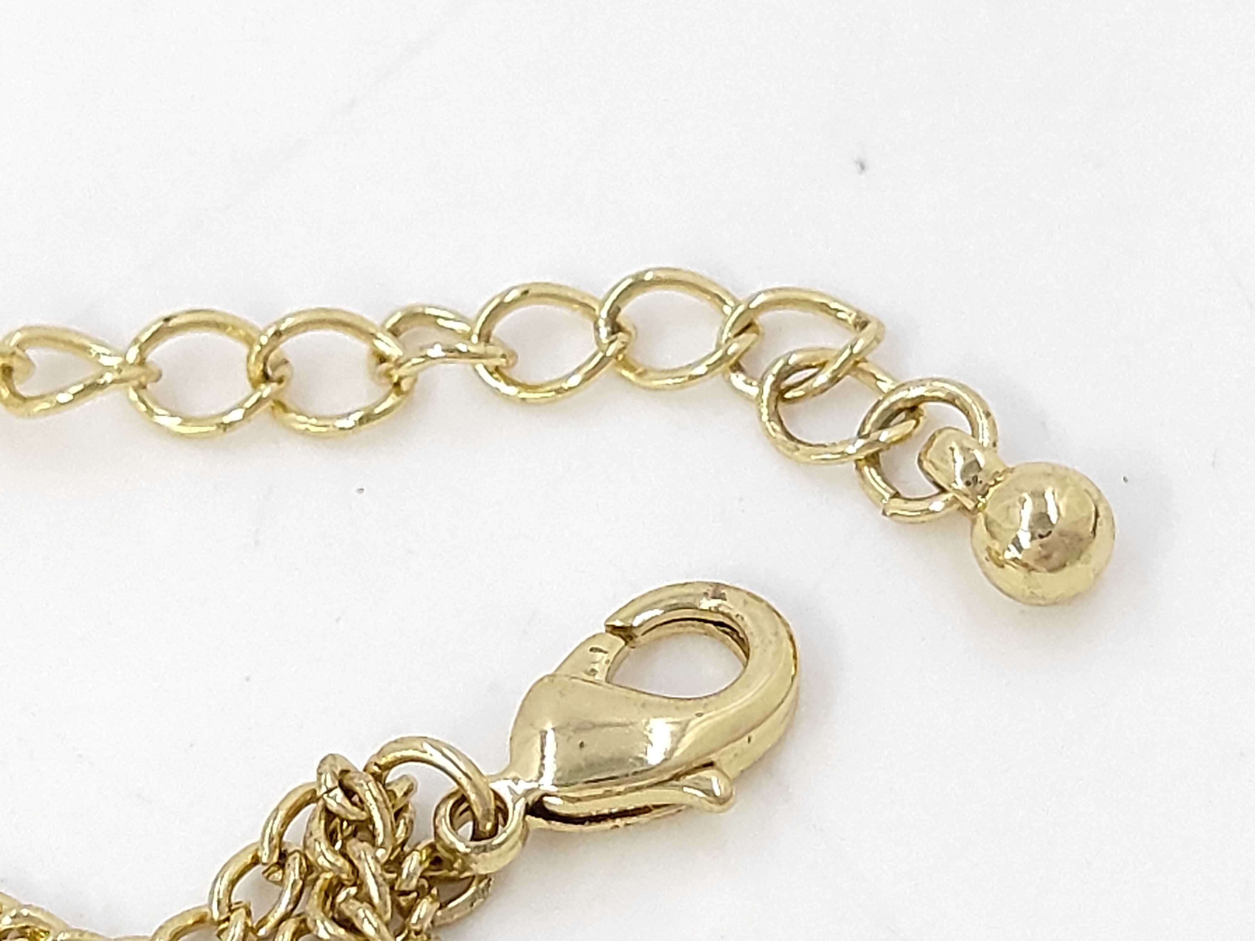 Gold Logo Plate Bracelet/Bangle — view 5