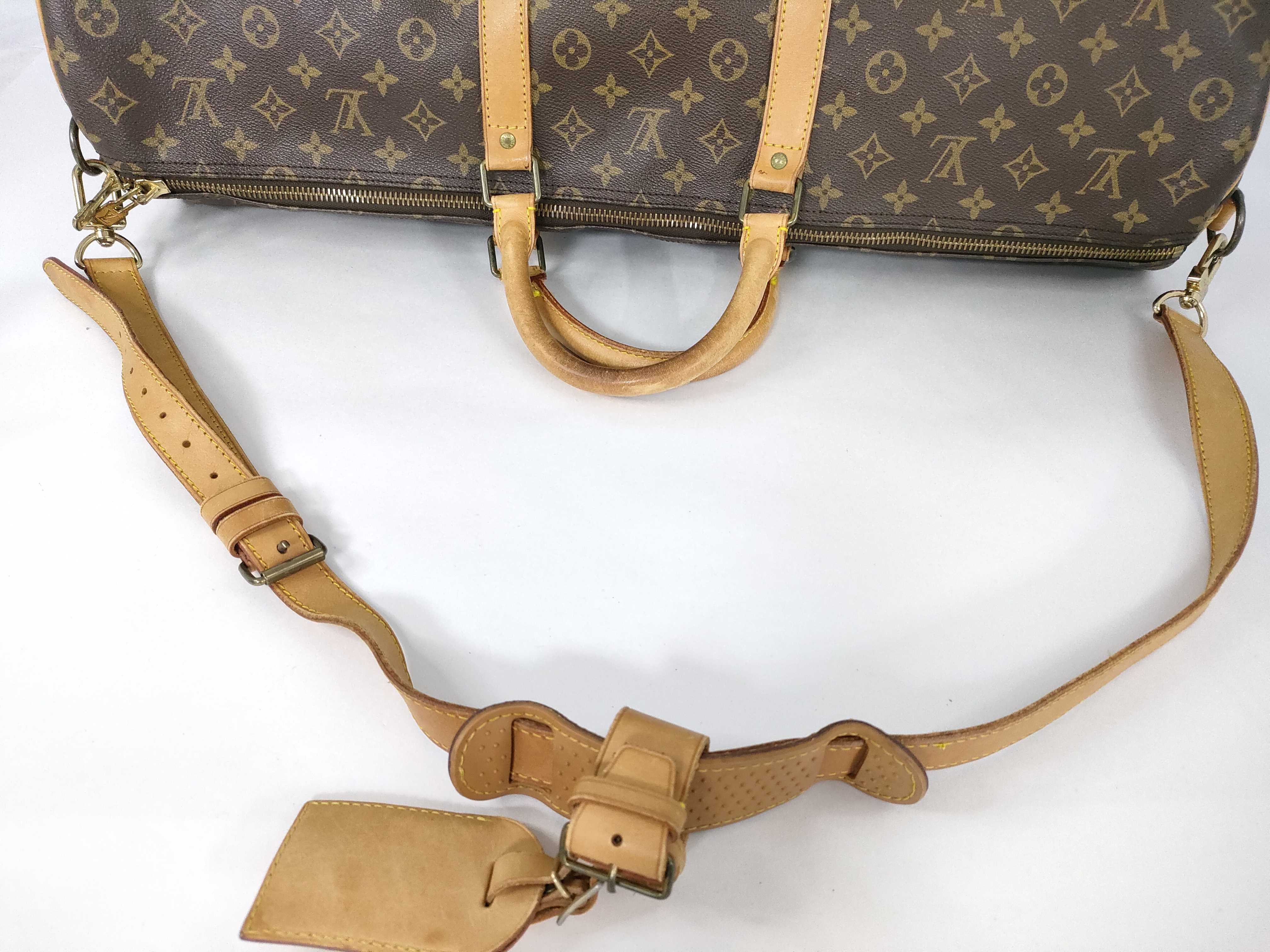 Monogram Vuitton Monogram M41412 Keepall Bandoulière 60 Boston Bag — view 6
